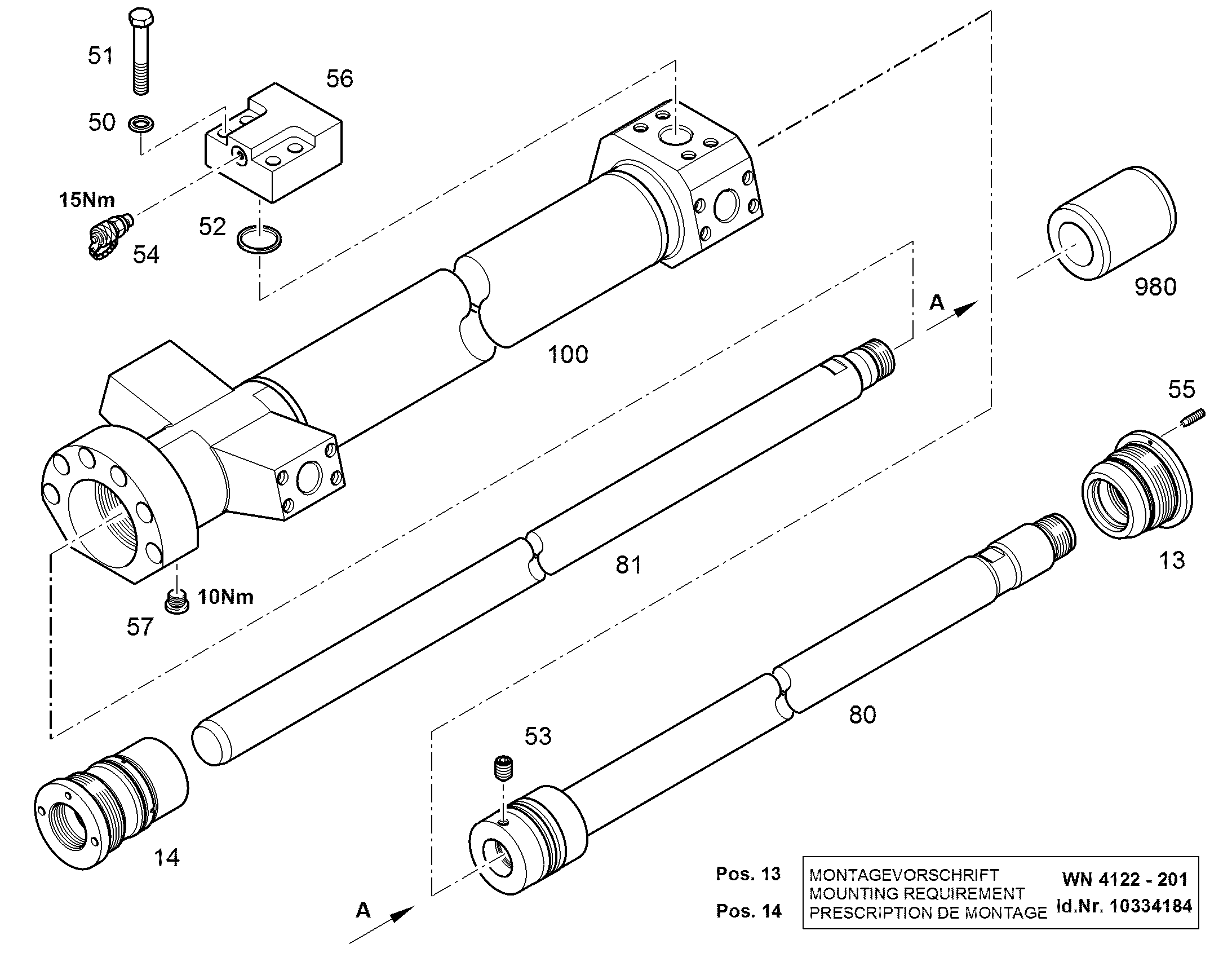 ЭЛЕМЕНТ РЕЗЬБОВОЙ СОЕДИНИТЕЛЬН M10X1 5608462 LIEBHERR