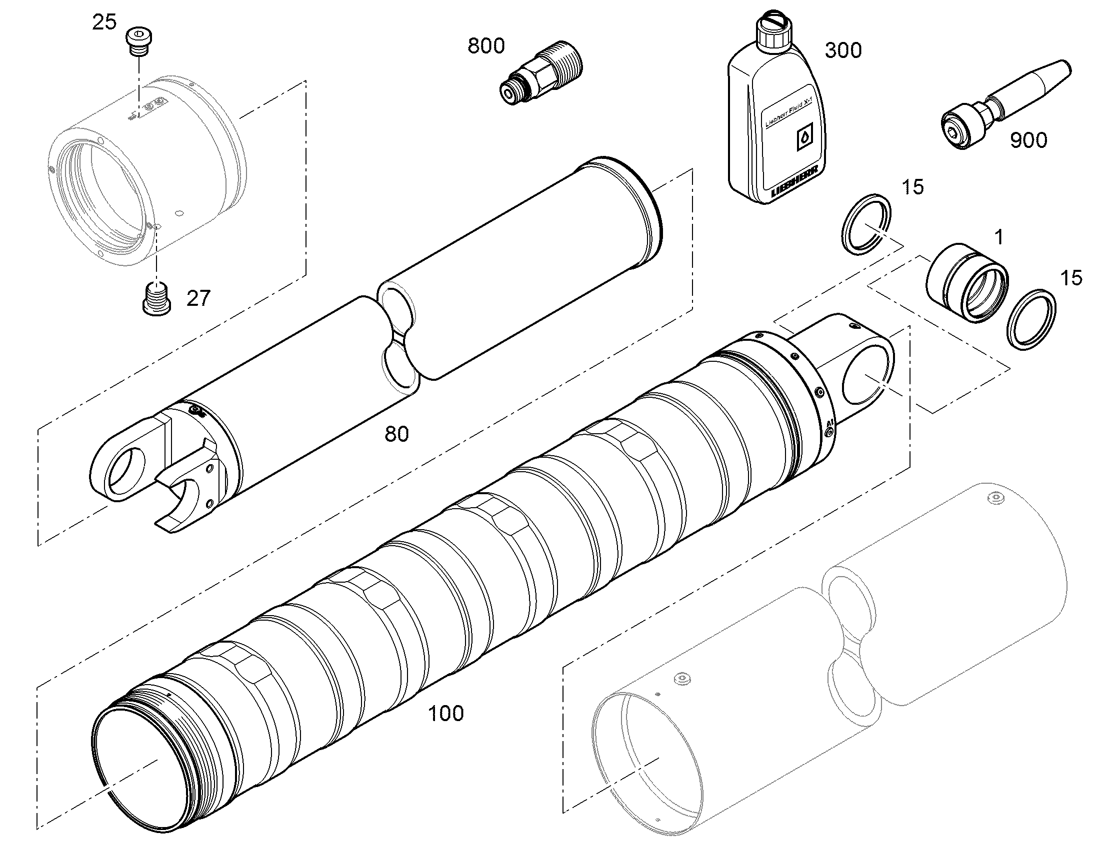 МАСЛО ДЛЯ ГИДРОСИСТЕМ LIEBHERR/ISO VG 15-46/OELDEFI 10356825 LIEBHERR