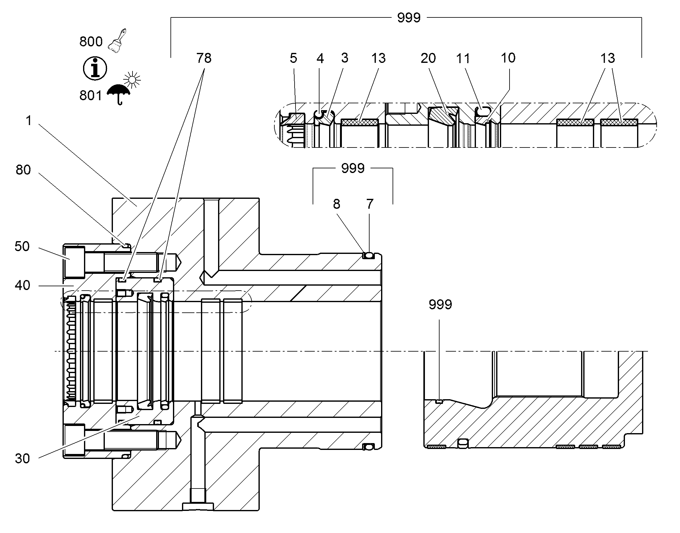 МАСЛОСЪЕМНОЕ КОЛЬЦО 80X90X10 12201829 LIEBHERR
