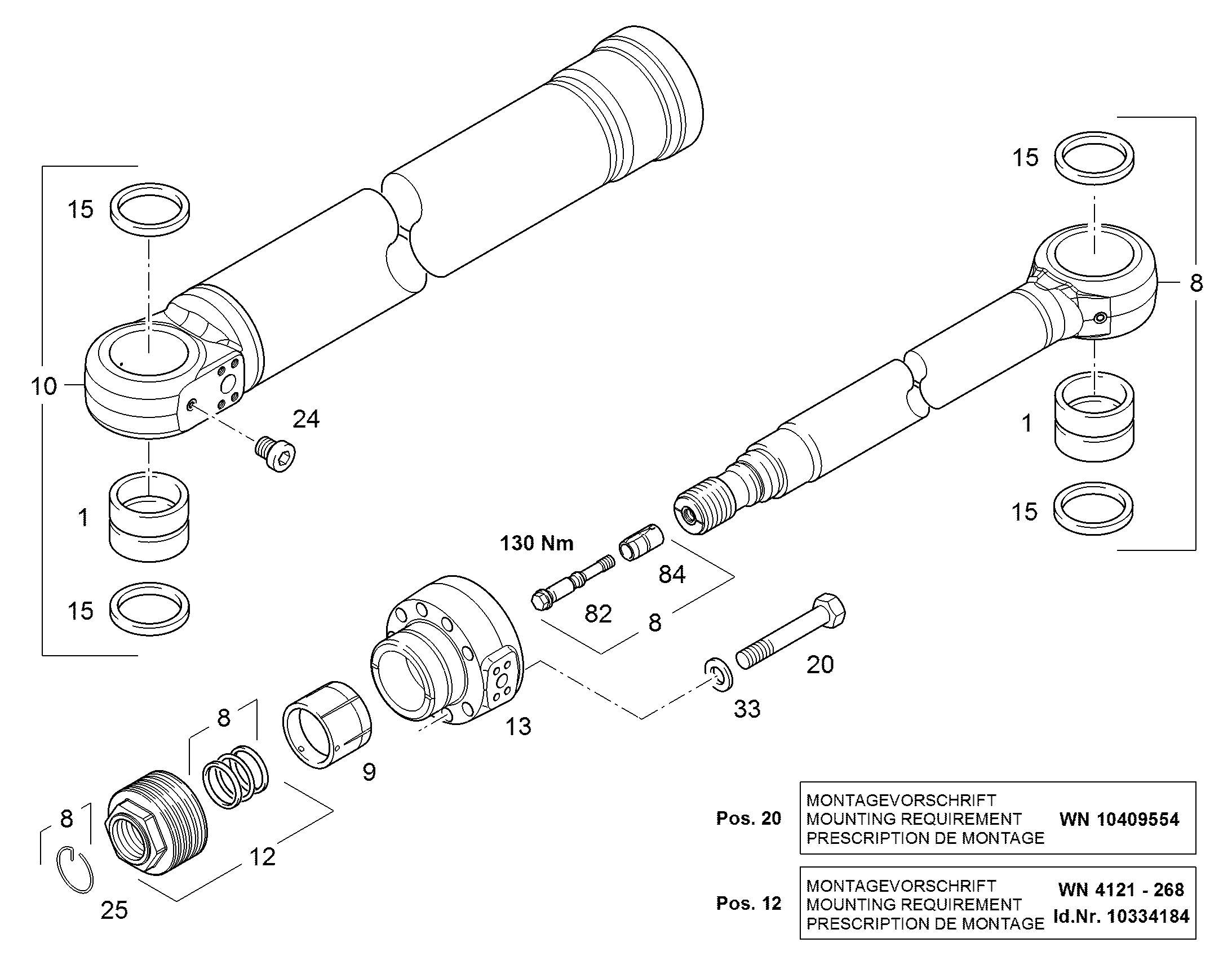 ПОДШИПНИК ШАТУНА 11682859 LIEBHERR