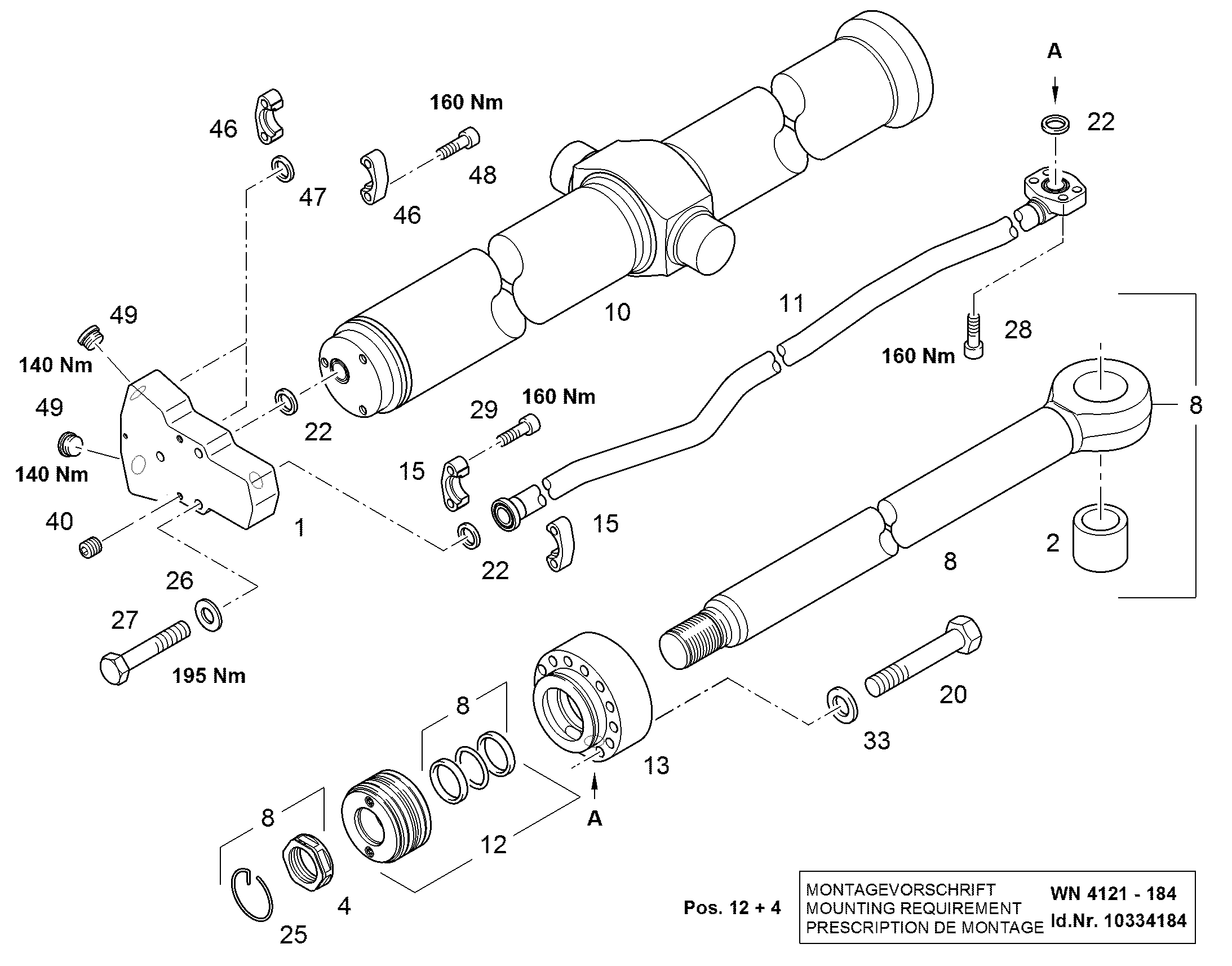 ПОДШИПНИК ШАТУНА 12452953 LIEBHERR