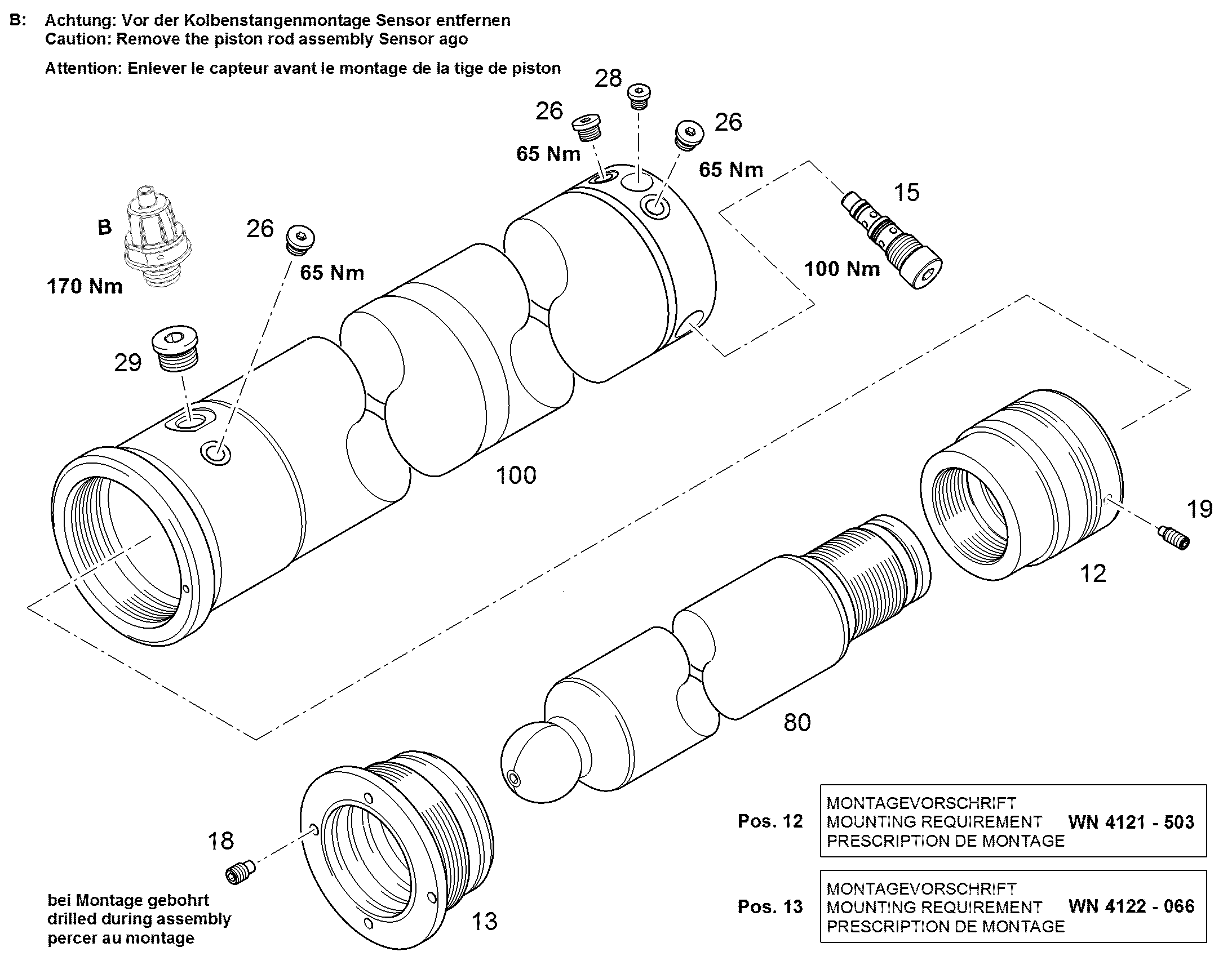 ШТИФТ РЕЗЬБОВОЙ DIN 915 M10X25 45H 4048002 LIEBHERR