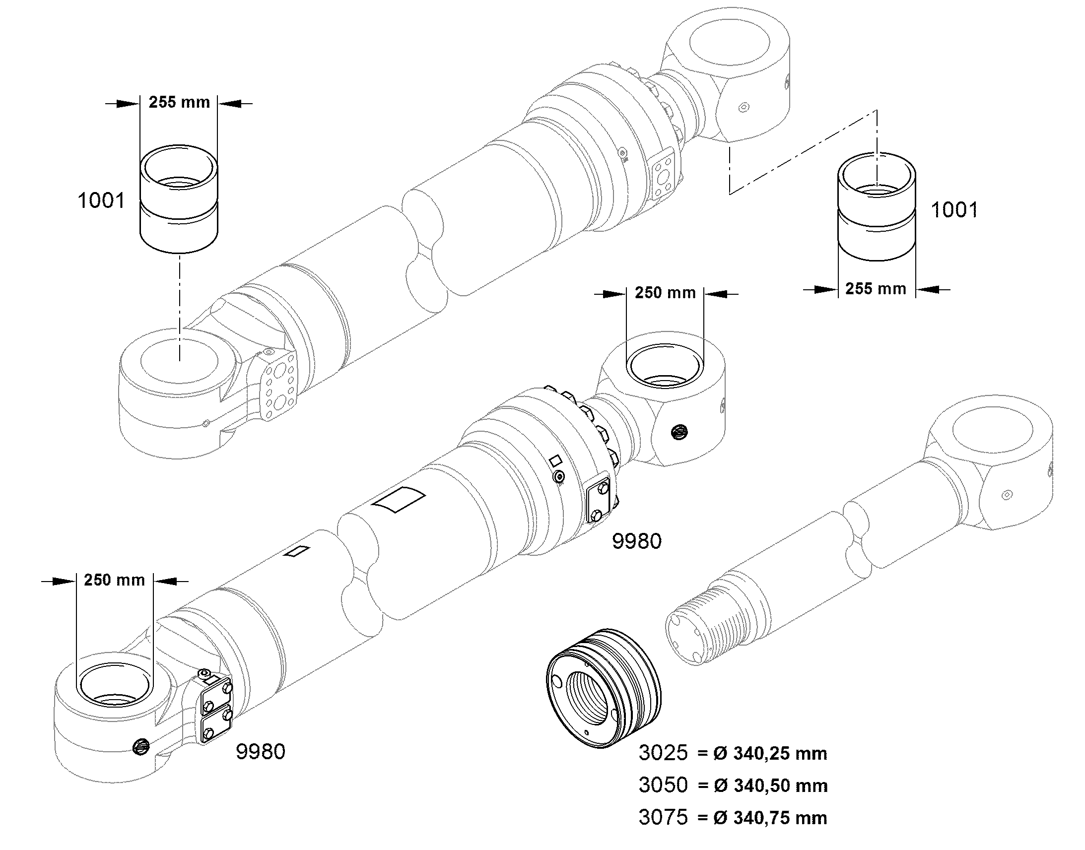 КОМПЛ.ИЗНАШИВАЮЩИХСЯ ДЕТАЛ.ДЛЯ 12414019 LIEBHERR