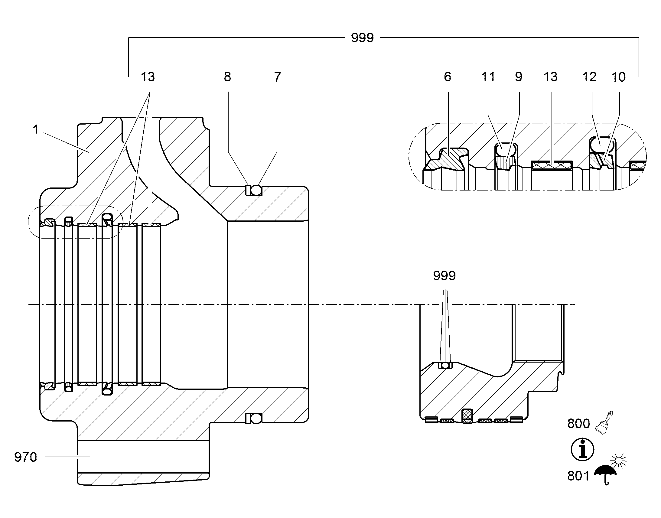 ПРОКЛАДКА 100X120,5X8,1 12208448 LIEBHERR