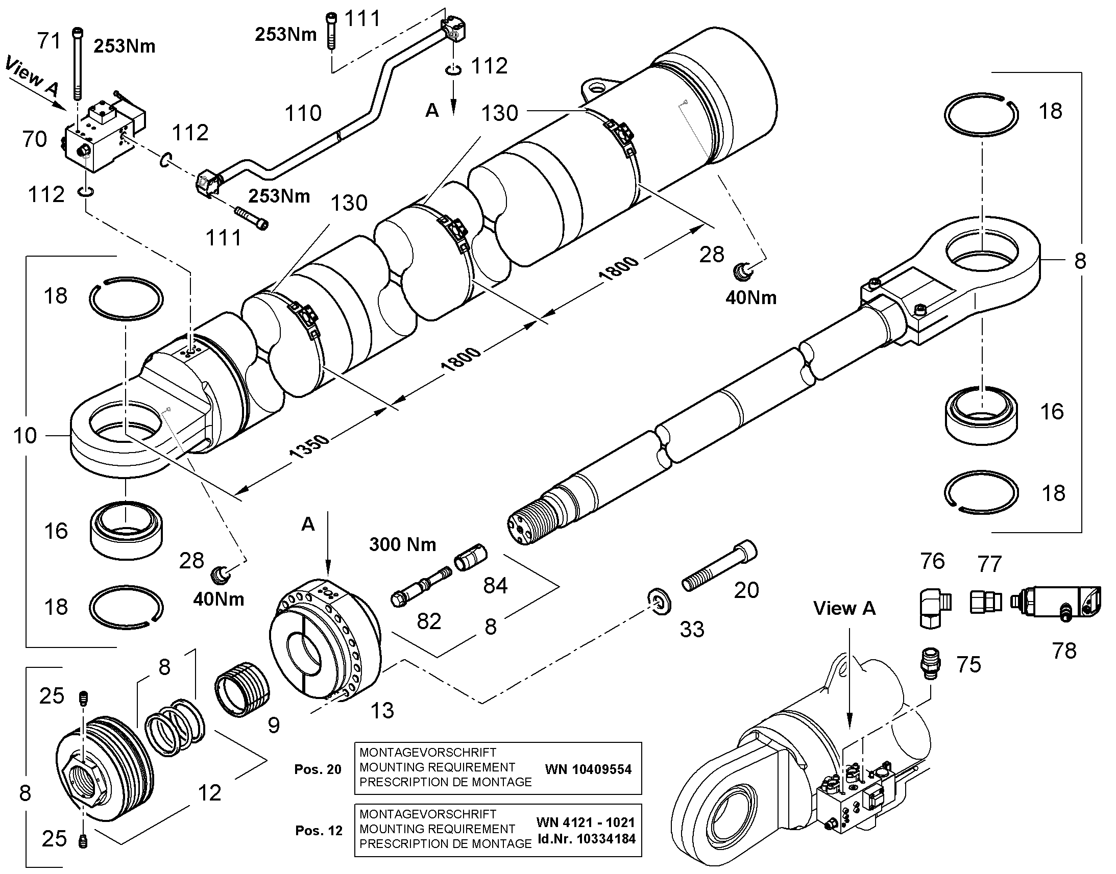 КОЛЬЦО УПЛ. ПРЯМОУГ.СЕЧЕНИЯ 54,40X2,80X3,40 10490787 LIEBHERR