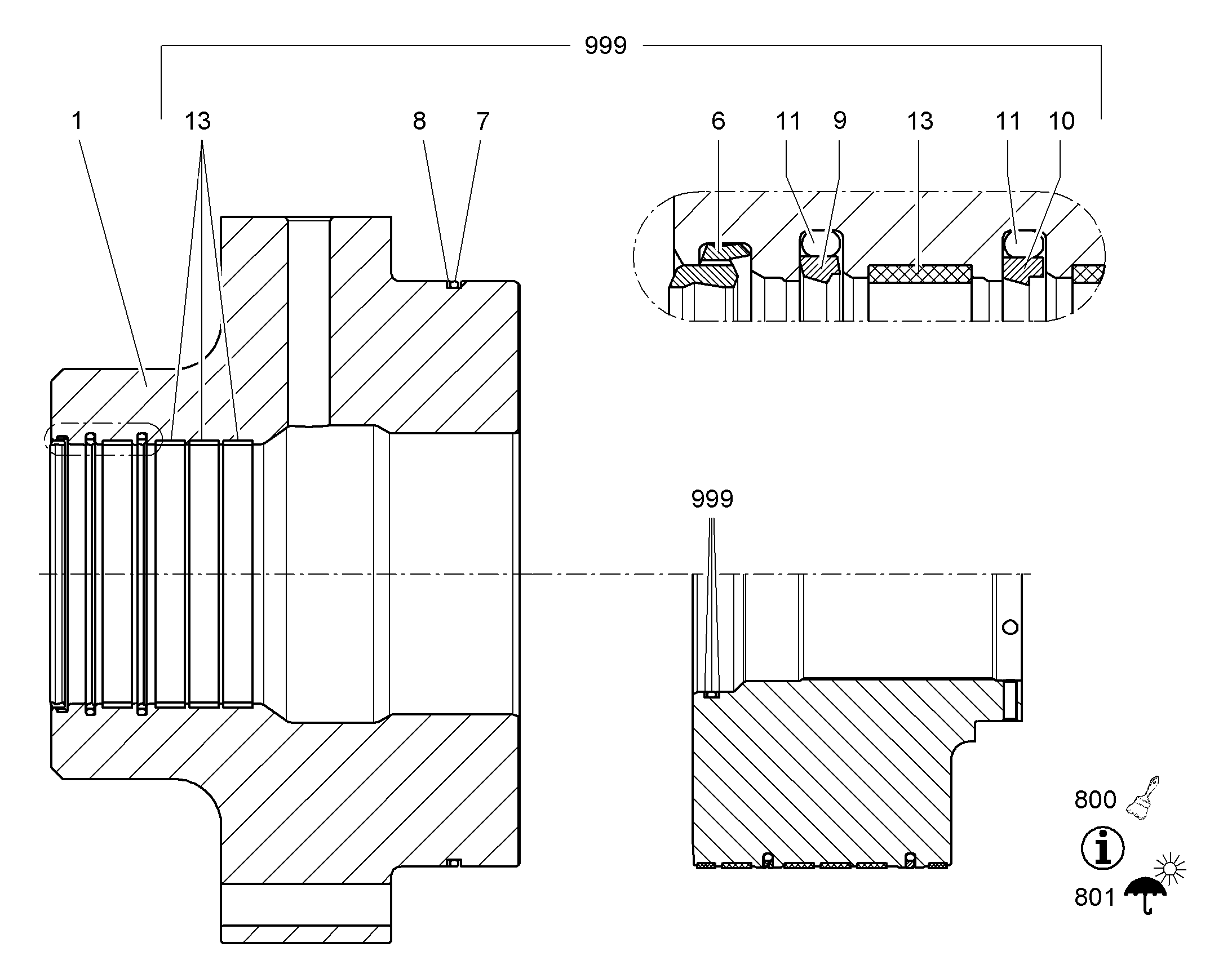 ЗАЩИТНОЕ КОЛЬЦО 488,2/500X2,5 12231268 LIEBHERR