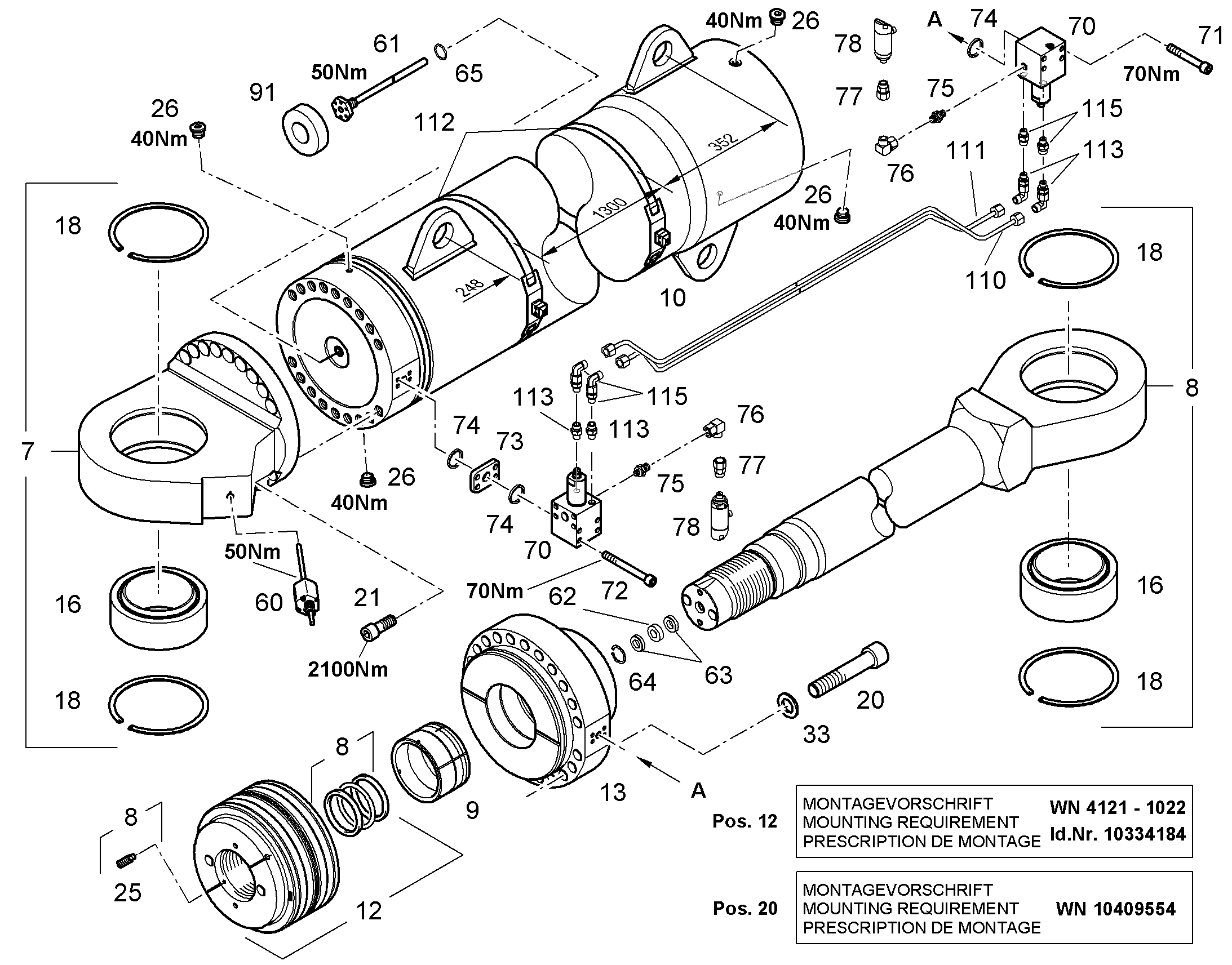 СОЕДИНЕНИЕ РЕЗЬБОВОЕ GE 8S G1/4A ED 4901382 LIEBHERR