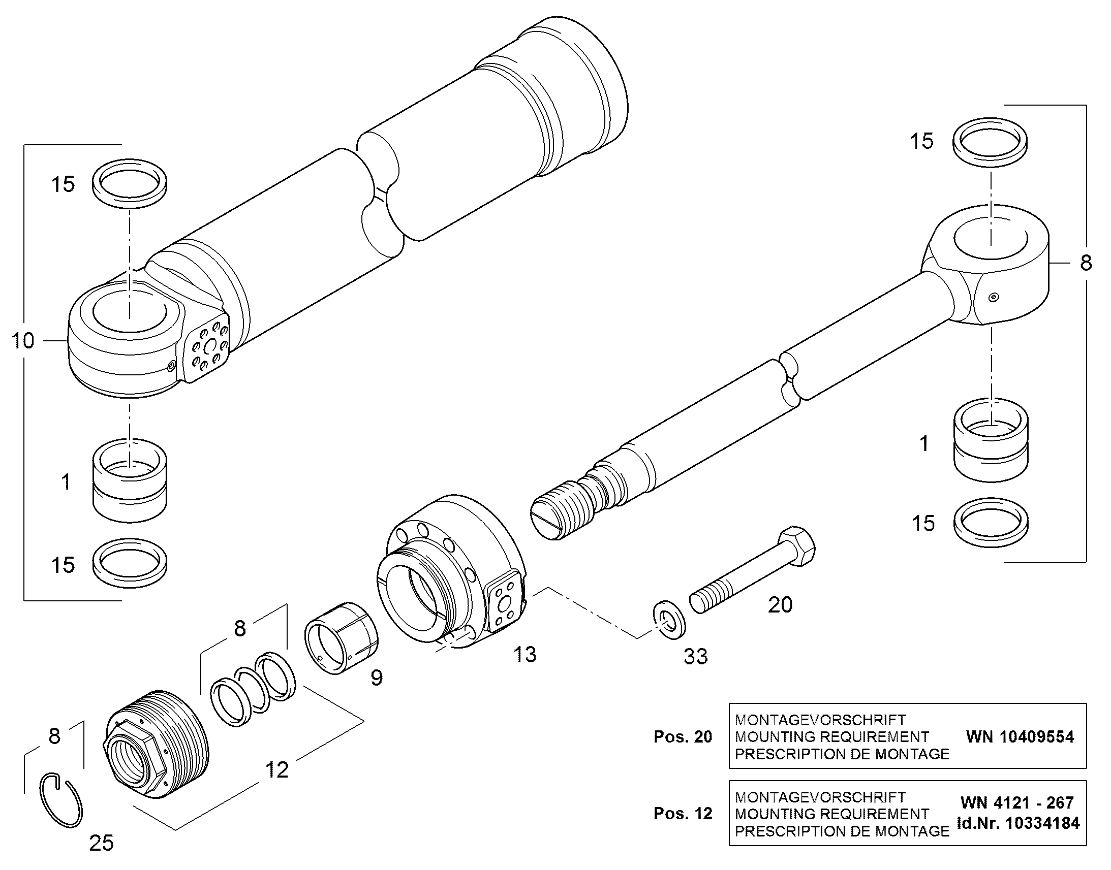 ПОДШИПНИК ШАТУНА 12475284 LIEBHERR