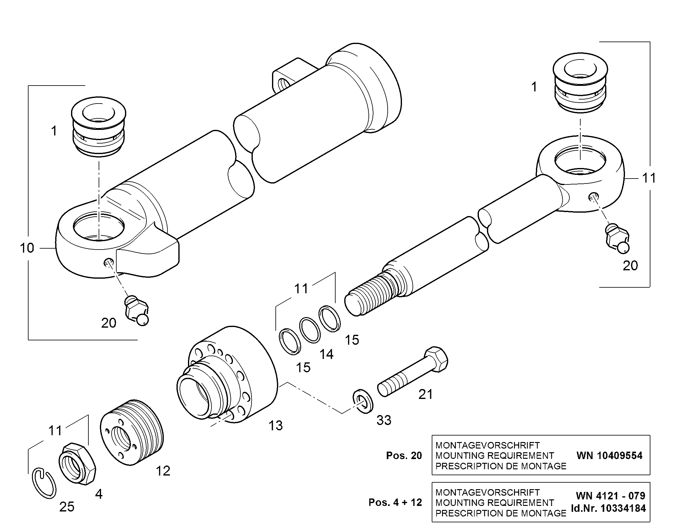 БОЛТ С ШЕСТИГРАННОЙ ГОЛОВКОЙ ISO 4014 M10X70 12.9 FLZN 12224935 LIEBHERR