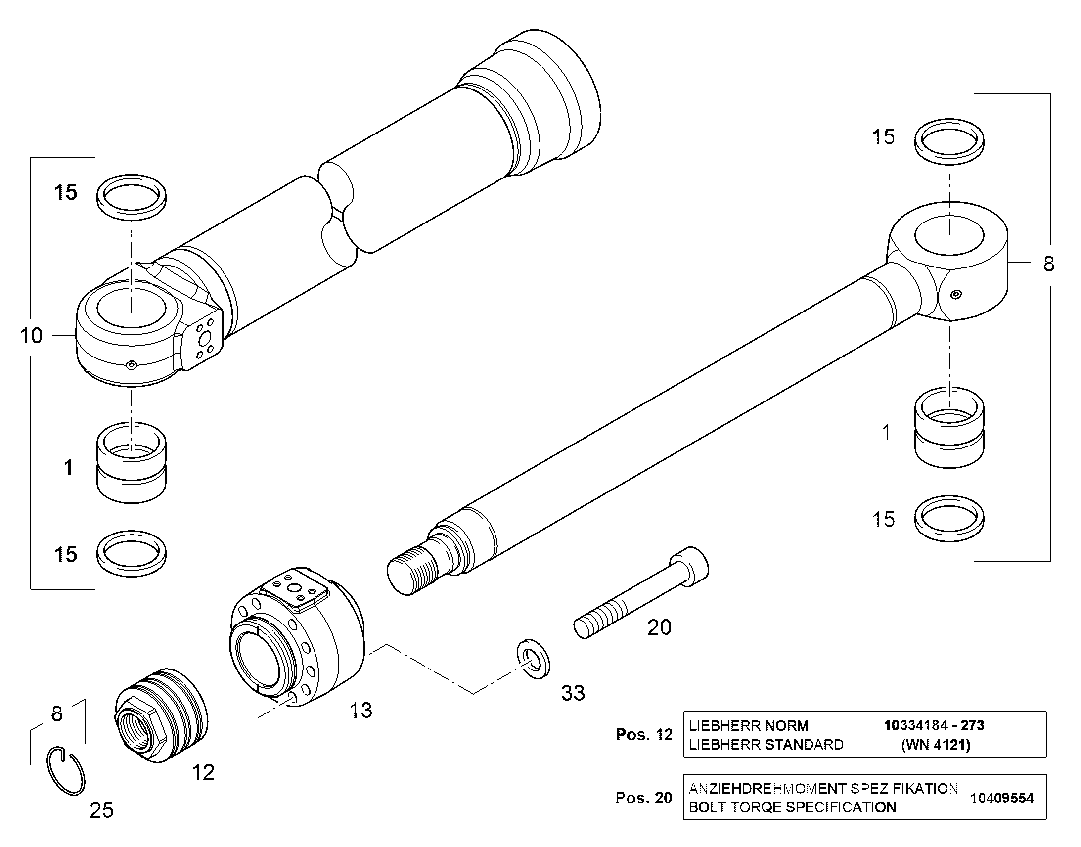 ПОРШЕНЬ 12804271 LIEBHERR