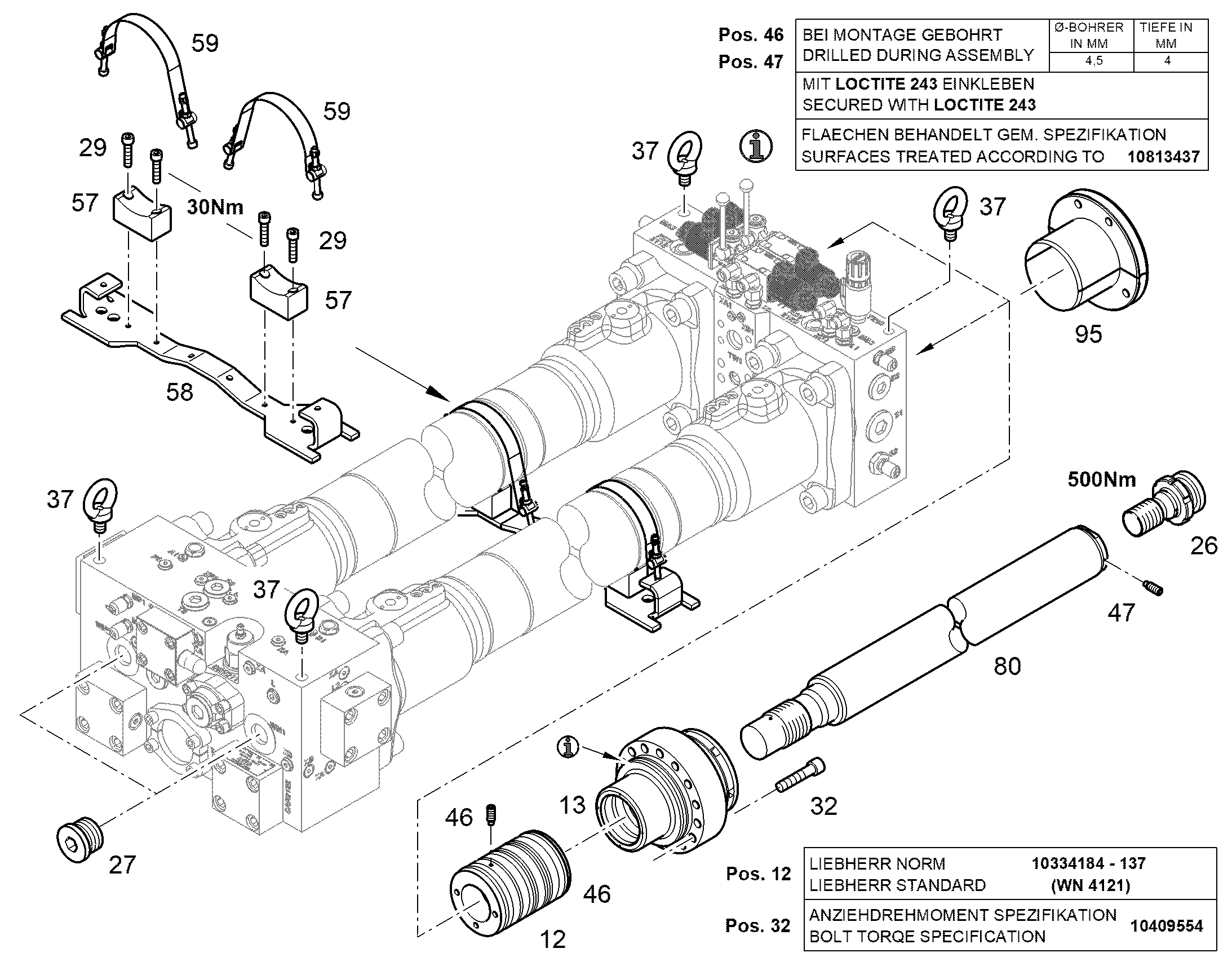 ЗАГЛУШКА РЕЗЬБОВАЯ M33X2 OR 10101206 LIEBHERR