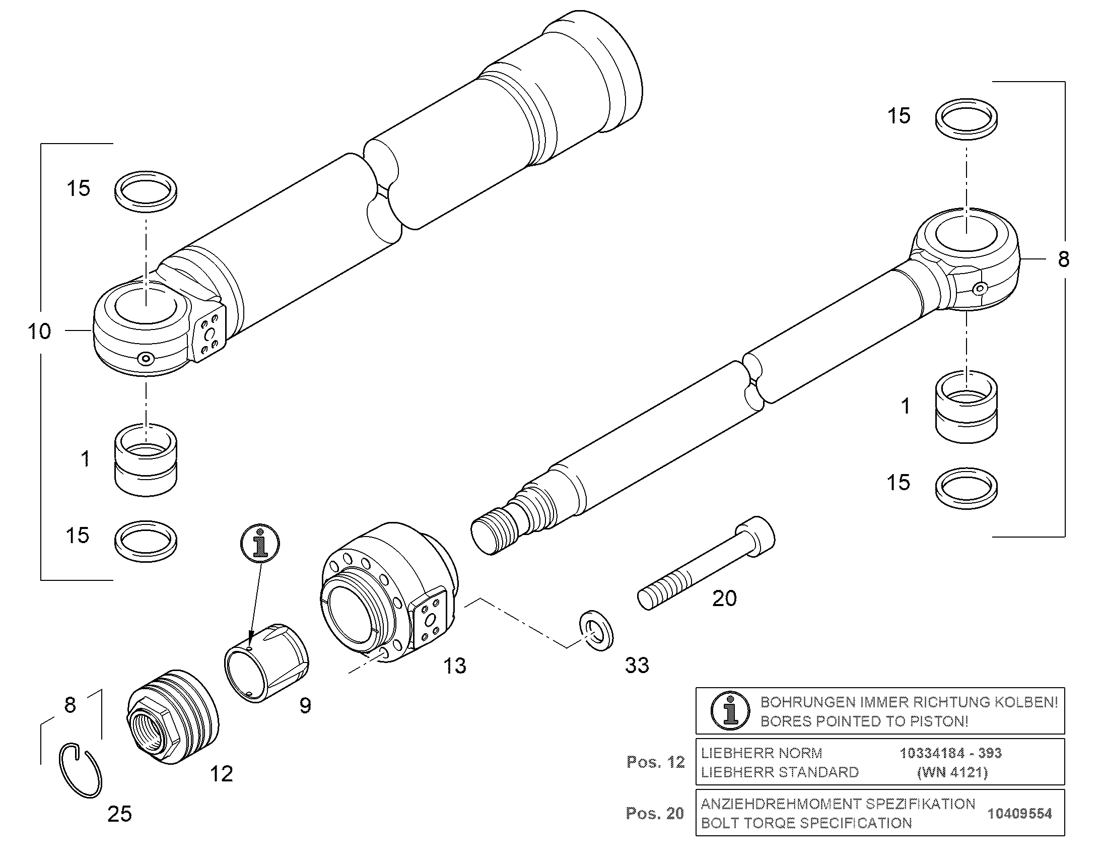 ПОДШИПНИК ШАТУНА 11684168 LIEBHERR