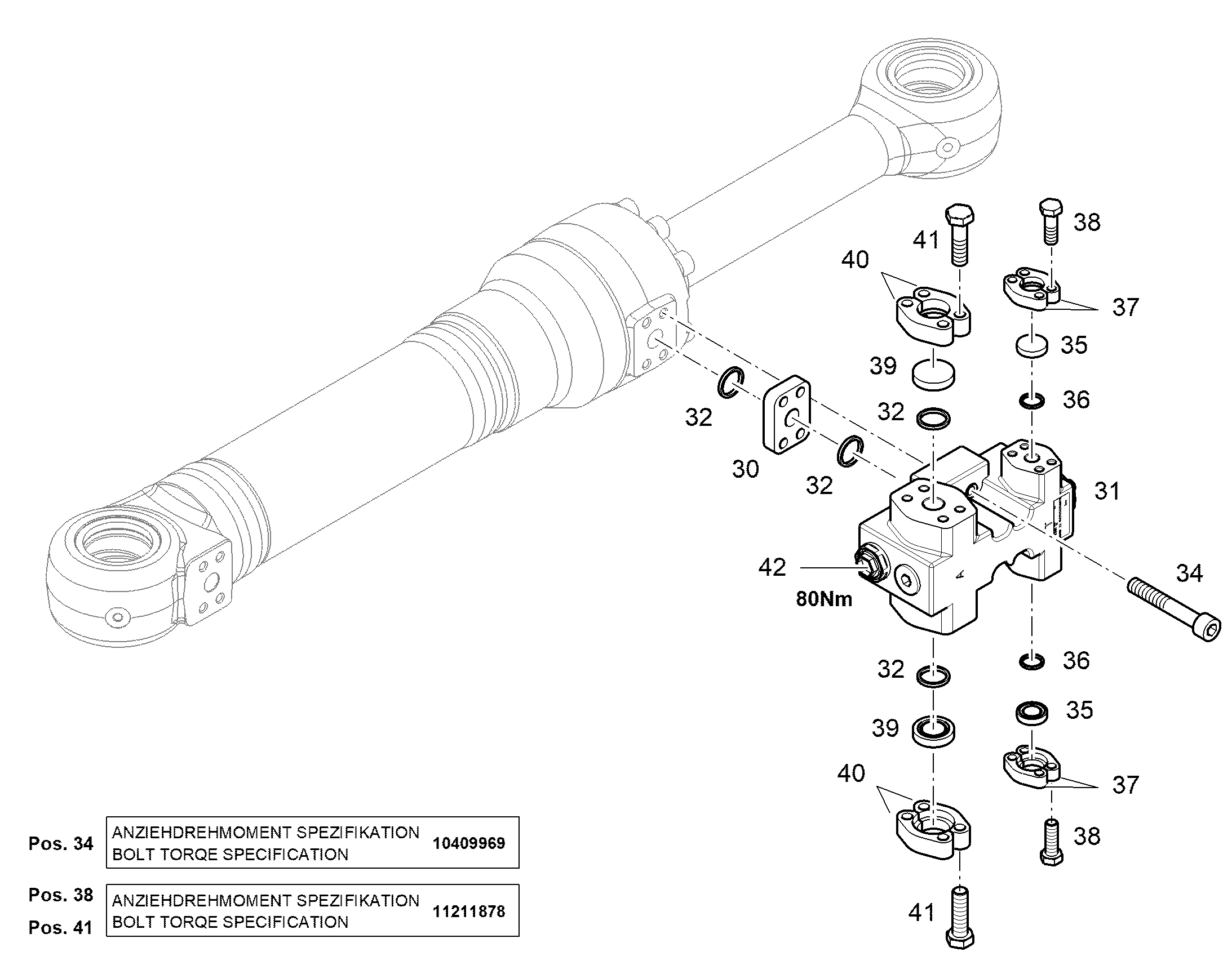 ФЛАНЕЦ-ЗАГЛУШКА SAE SAE1/2' CODE 61 9569197 LIEBHERR