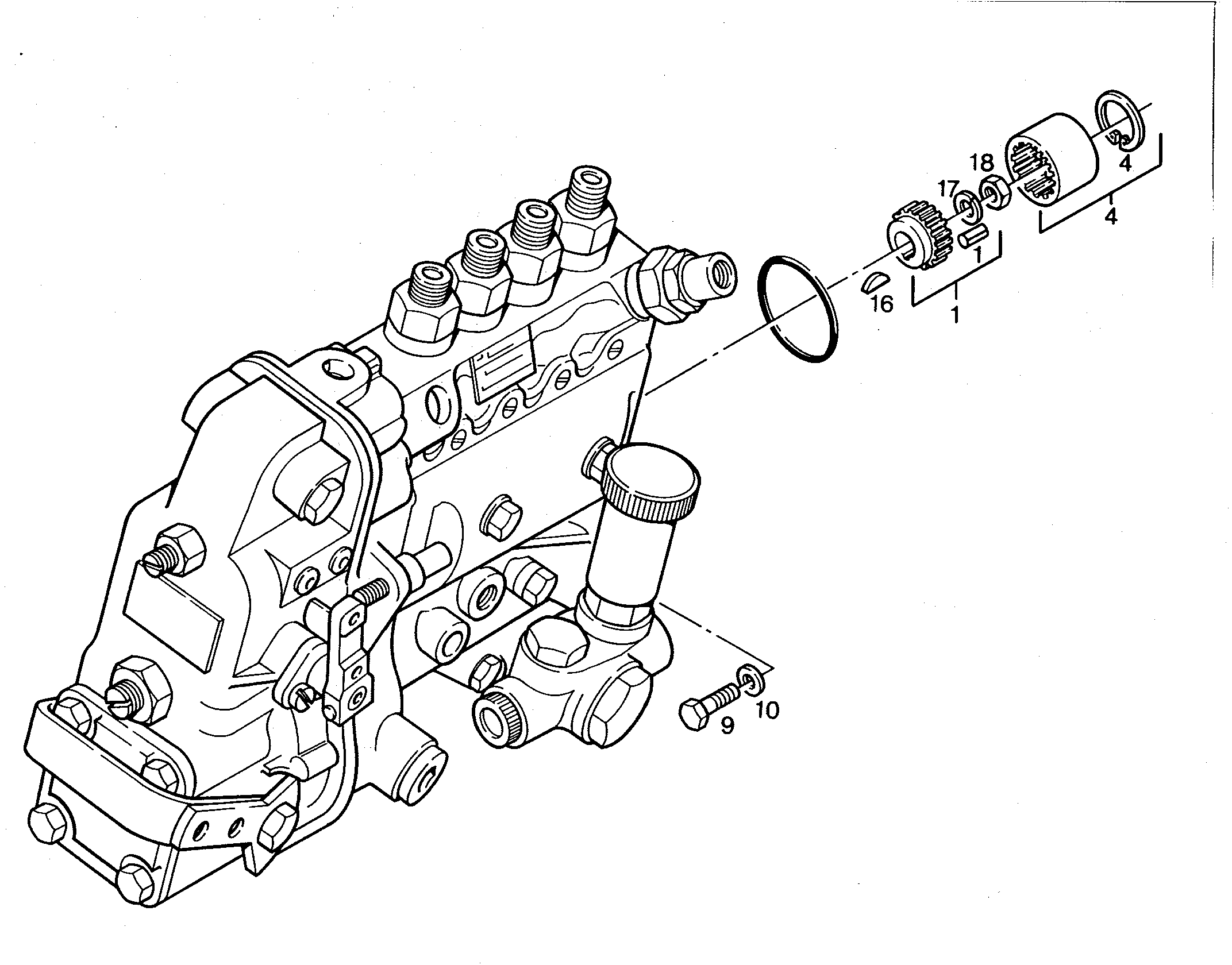 БОЛТ С ШЕСТИГРАННОЙ ГОЛОВКОЙ ISO 4017 M10X40 10.9 FLZN 11002713 LIEBHERR