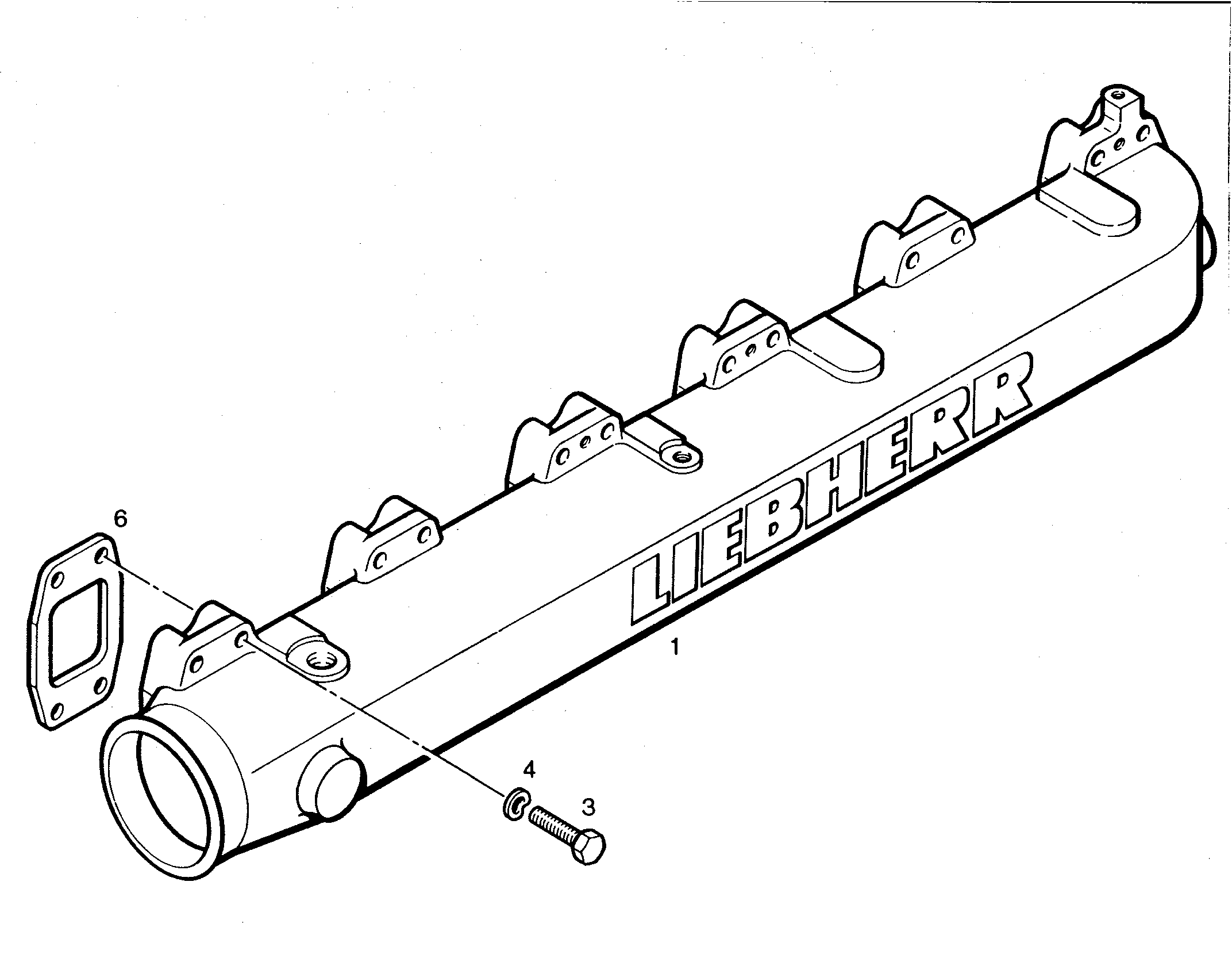 ТРУБА ВСАСЫВАЮЩАЯ 9147795 LIEBHERR