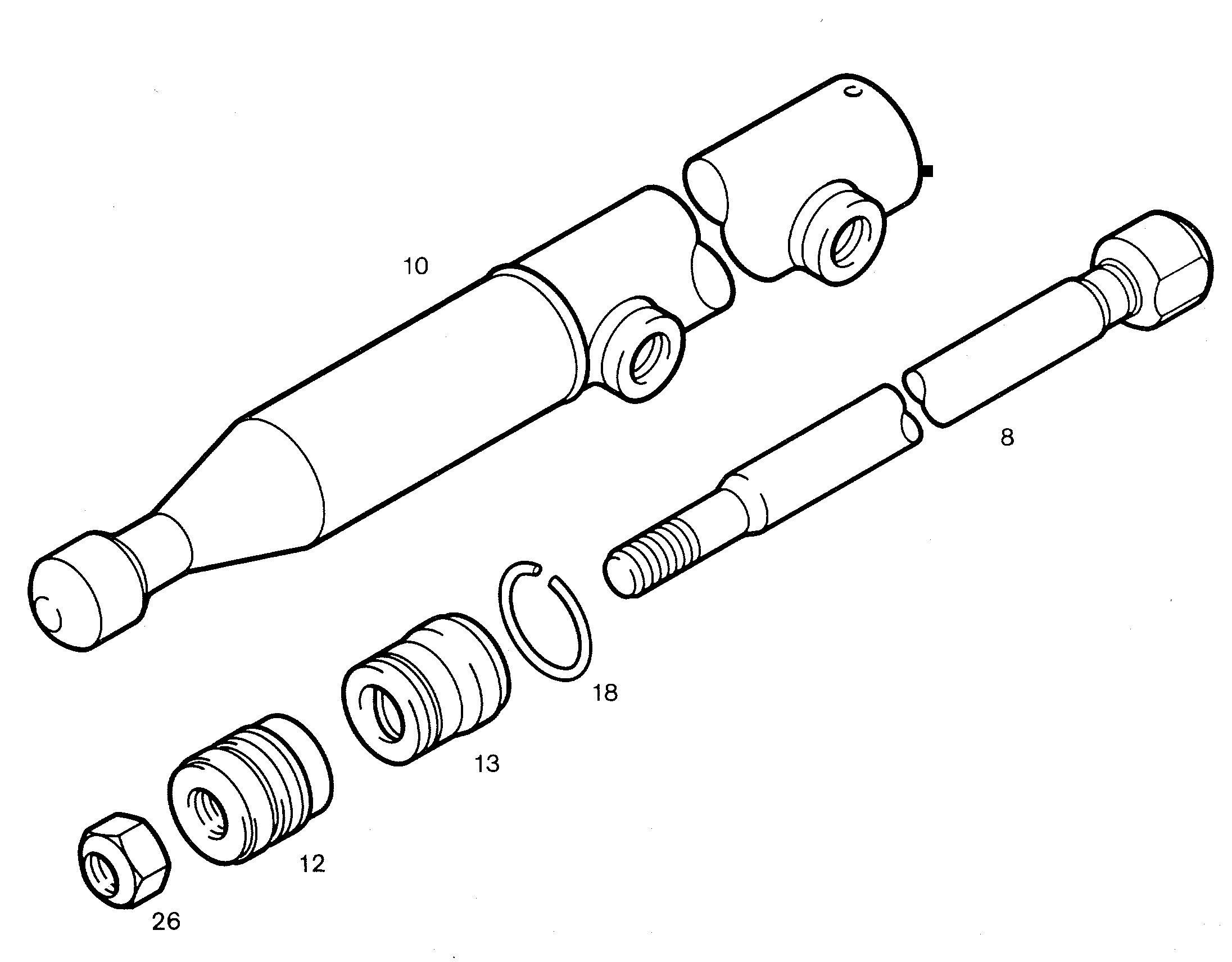 ШЕСТИГРАННАЯ ГАЙКА M16 4129412 LIEBHERR