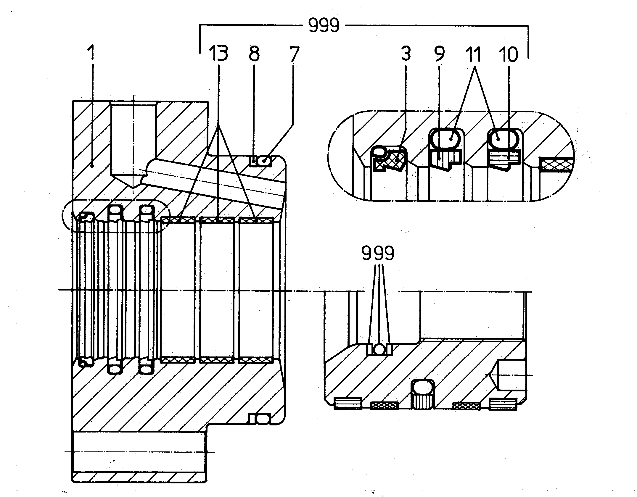 КОЛЬЦО СПИРАЛЬНОЕ 25GF 160,2X169,6X2 7000291 LIEBHERR