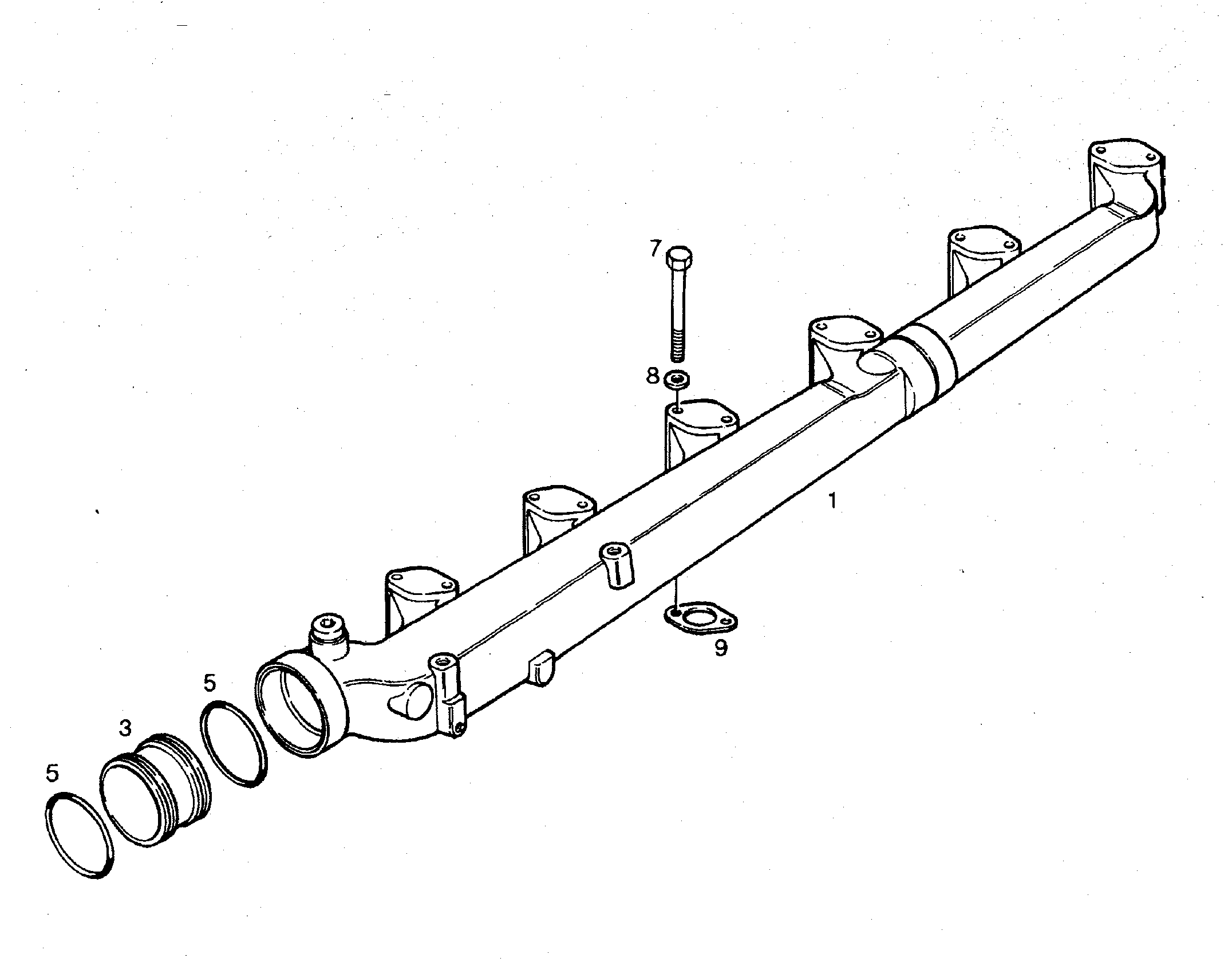 КОЛЛЕКТОР ВОДЯНОЙ МОНТИРОВАН 9275152 LIEBHERR