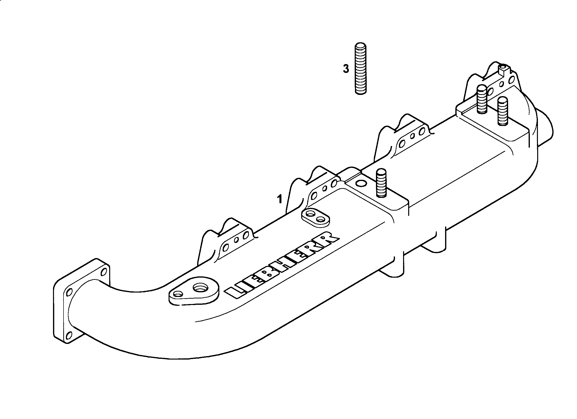 ШПИЛЬКА DIN 835 M10X25 10.9 FO A3C 4981065 LIEBHERR