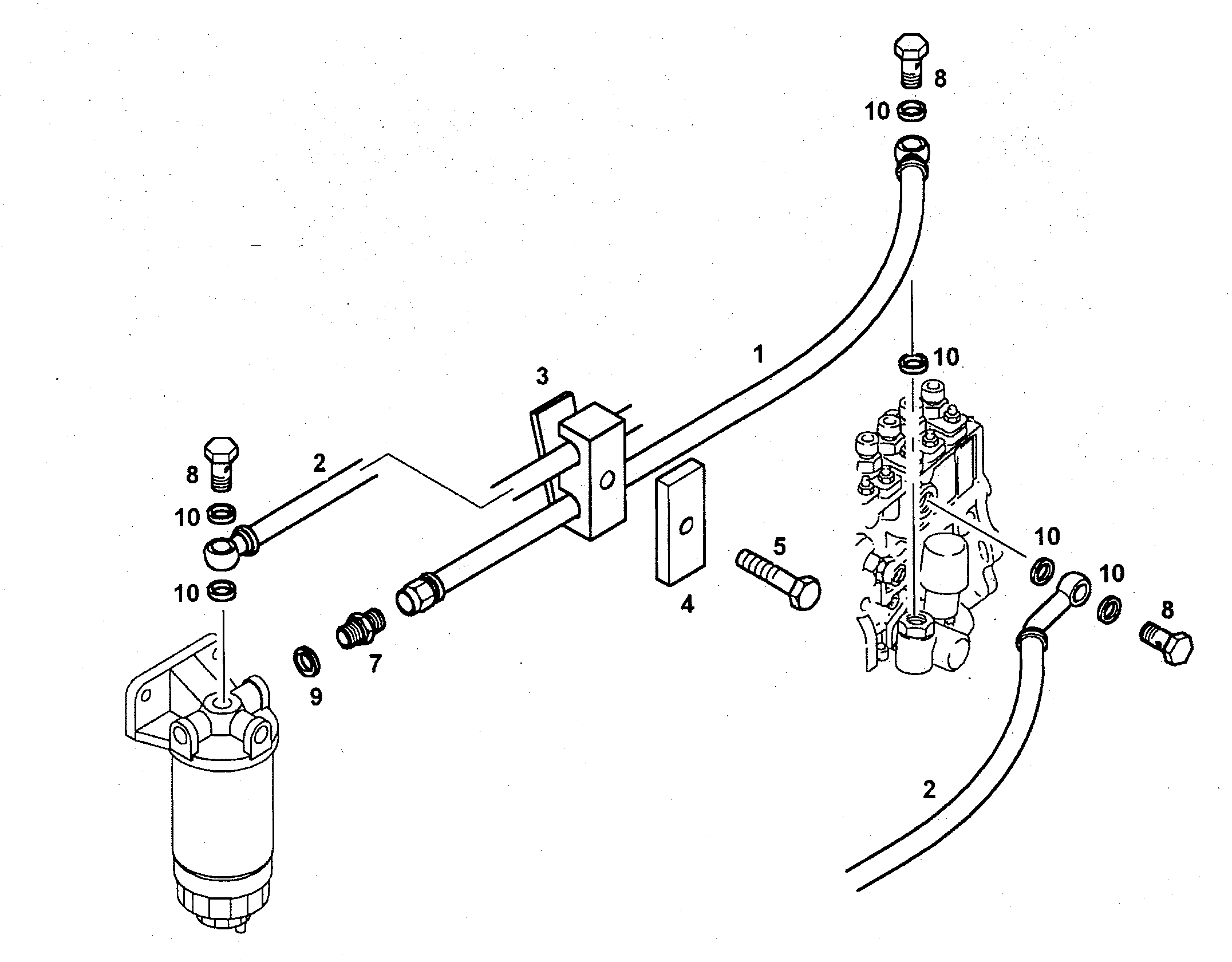 СКОБА ДЛЯ КРЕПЛЕНИЯ ТРУБЫ d=46 l=26 H=18 7380984 LIEBHERR