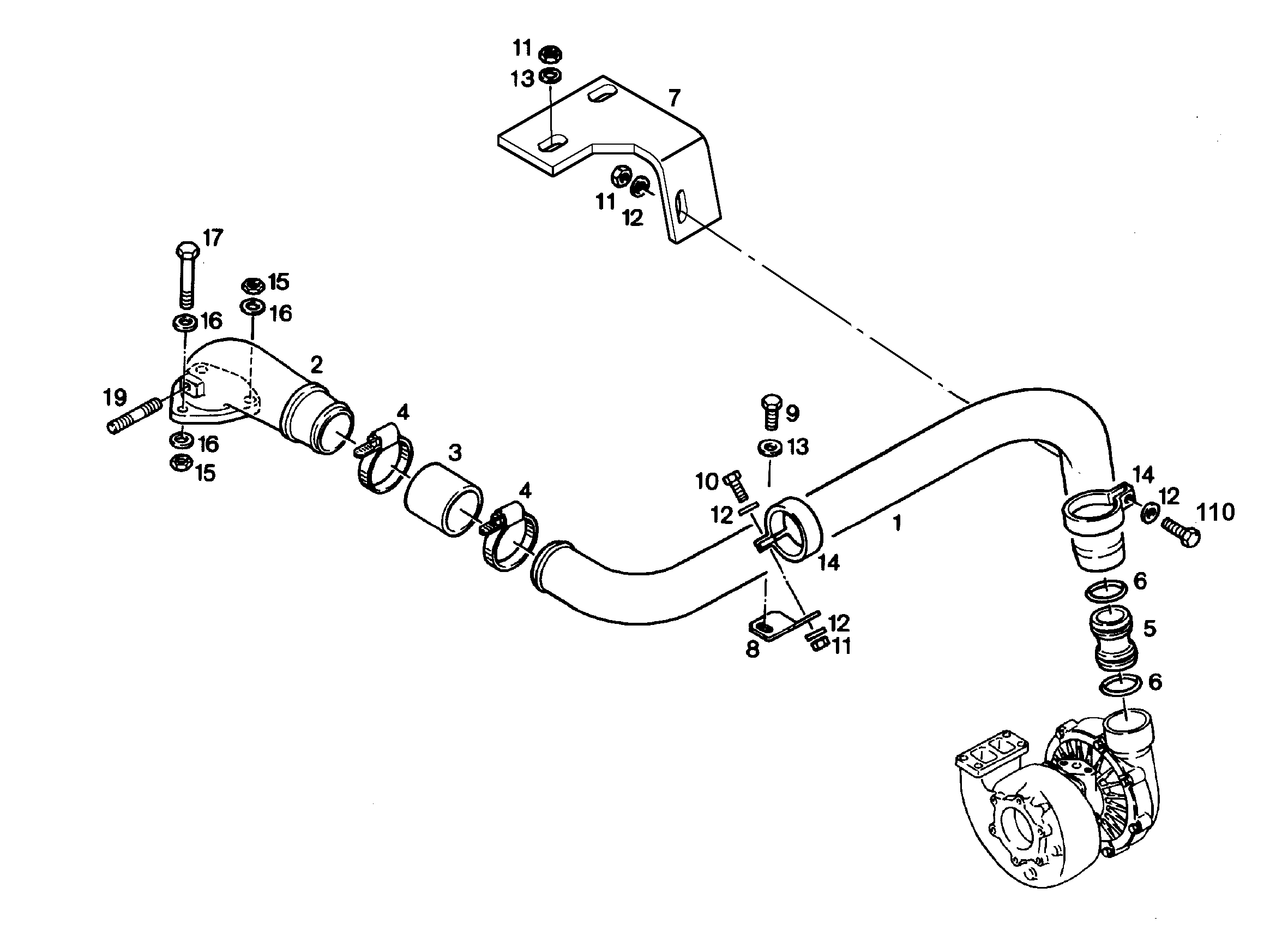 СКОБА ДЛЯ КРЕПЛЕНИЯ ШЛАНГА DIN 3017-2 B1 83 81,5-84,5X15 4981007 LIEBHERR