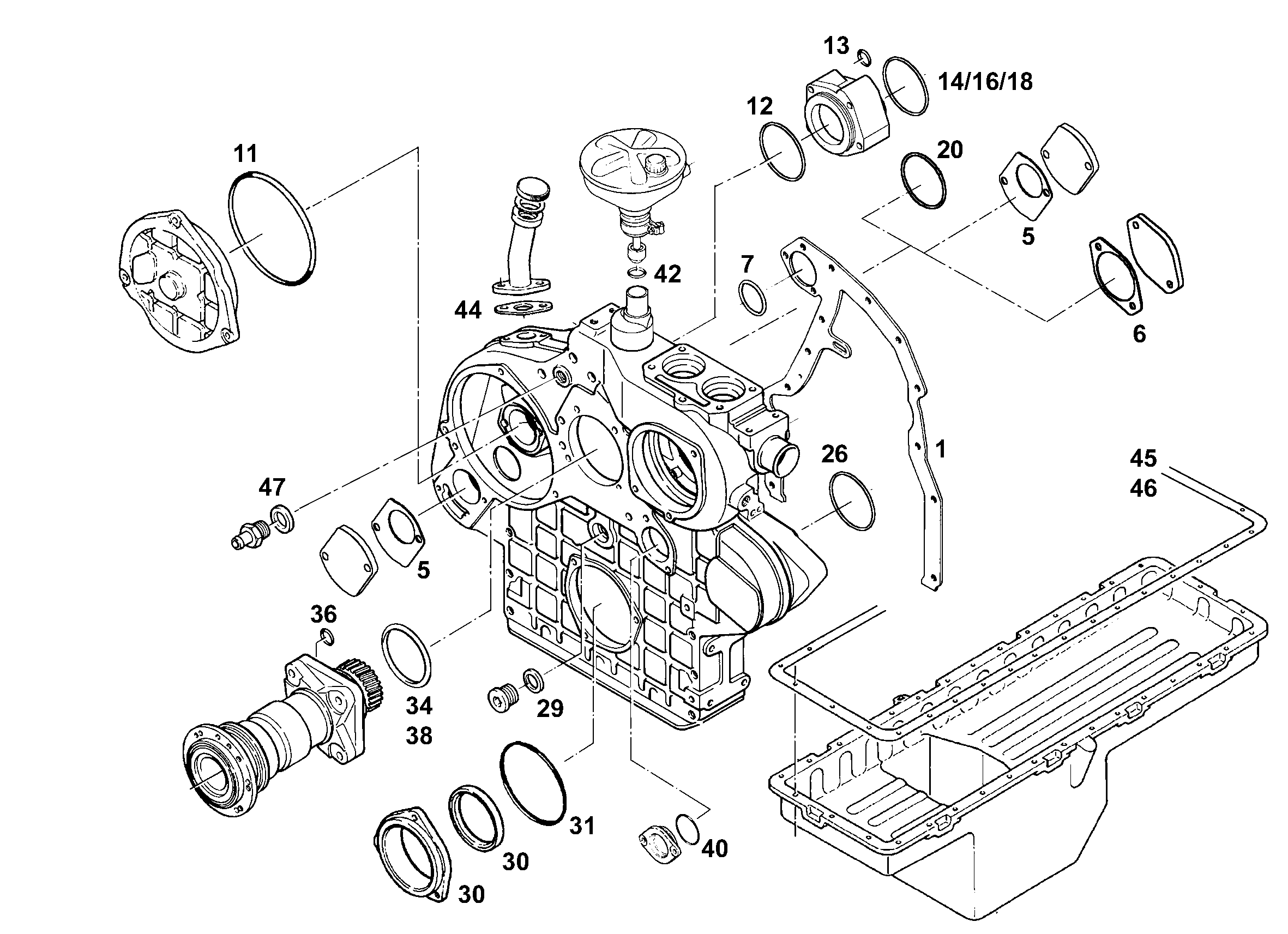УПЛОТНИТЕЛЬНОЕ КОЛЬЦО AEHNL.ISO 3601-1 125X2 10002310 LIEBHERR