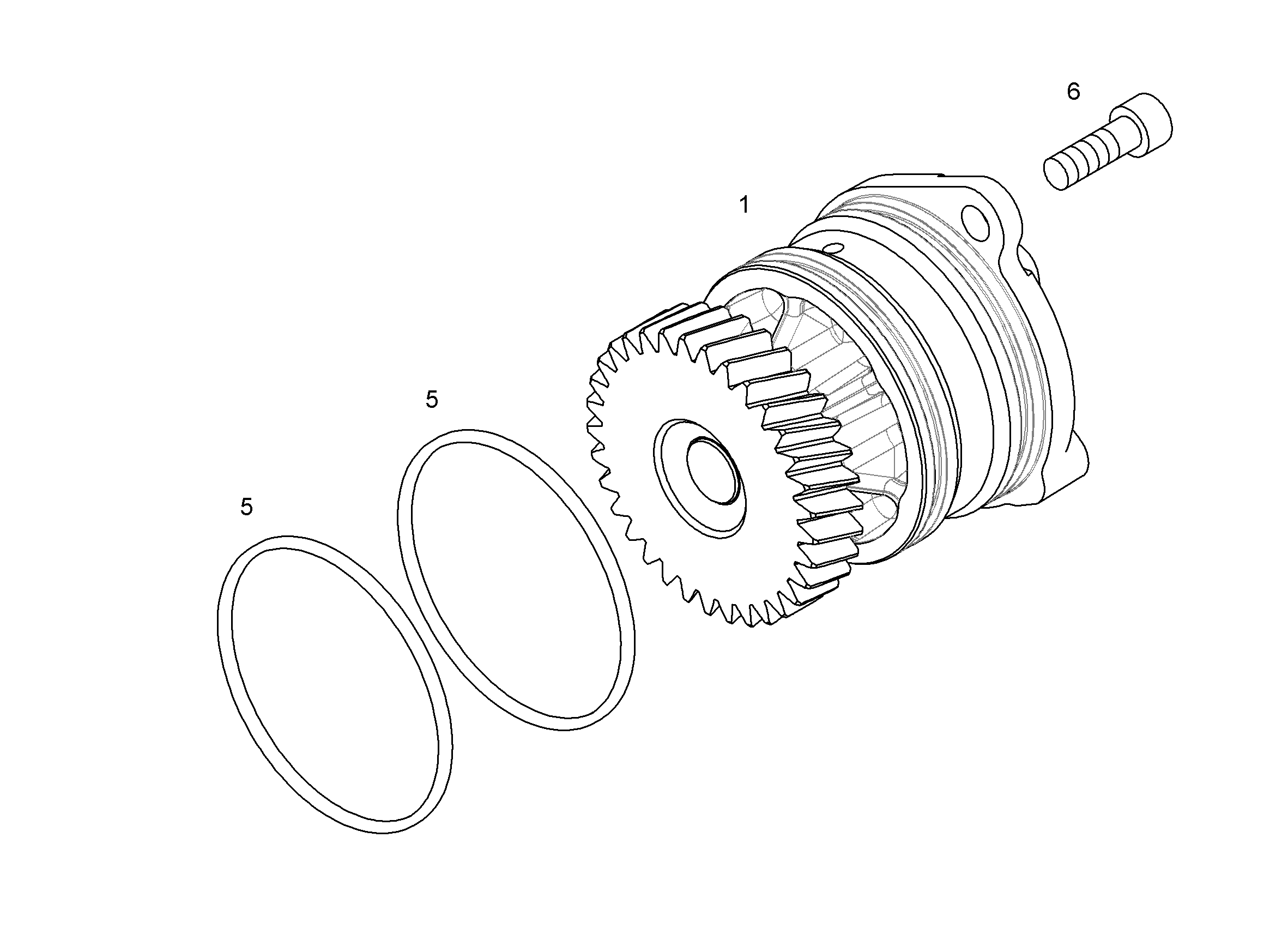 УПЛОТНИТЕЛЬНОЕ КОЛЬЦО ISO 3601-1 85,32X3,53 7381361 LIEBHERR