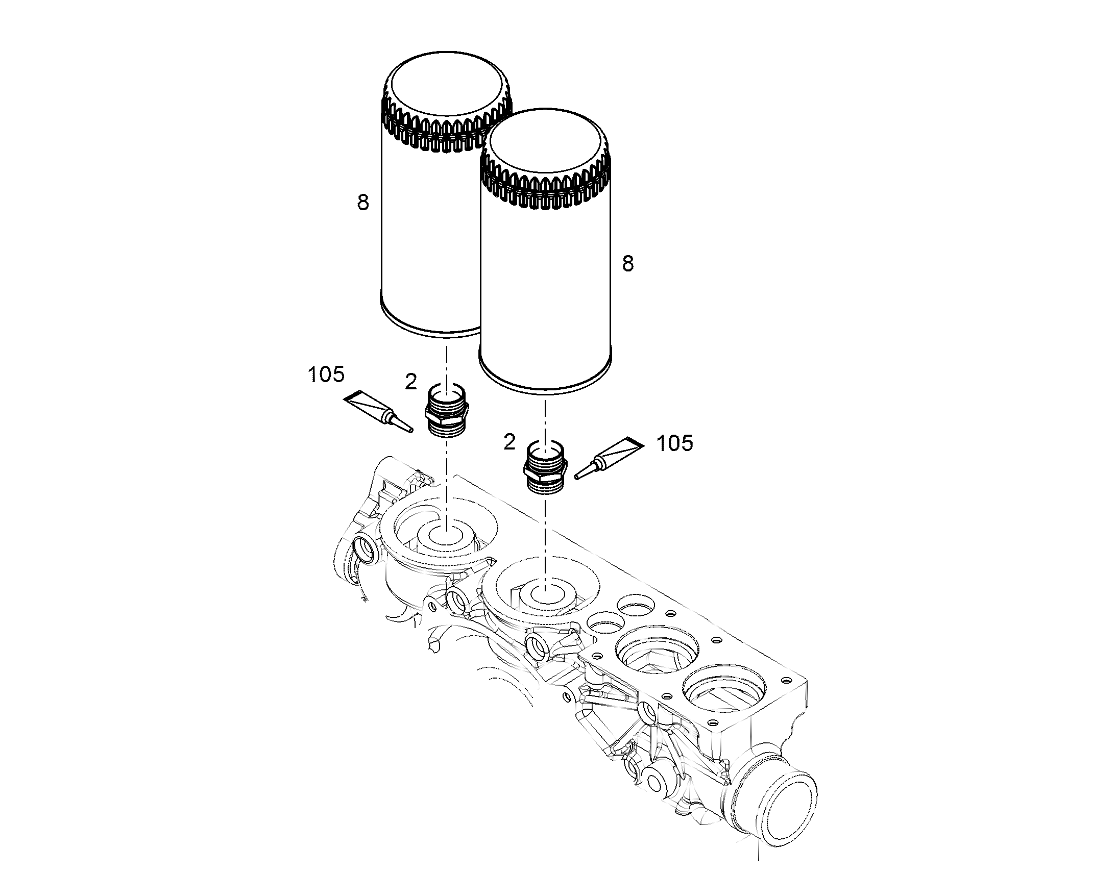 СМЕННЫЙ ФИЛЬТР 9µm 10297295 LIEBHERR