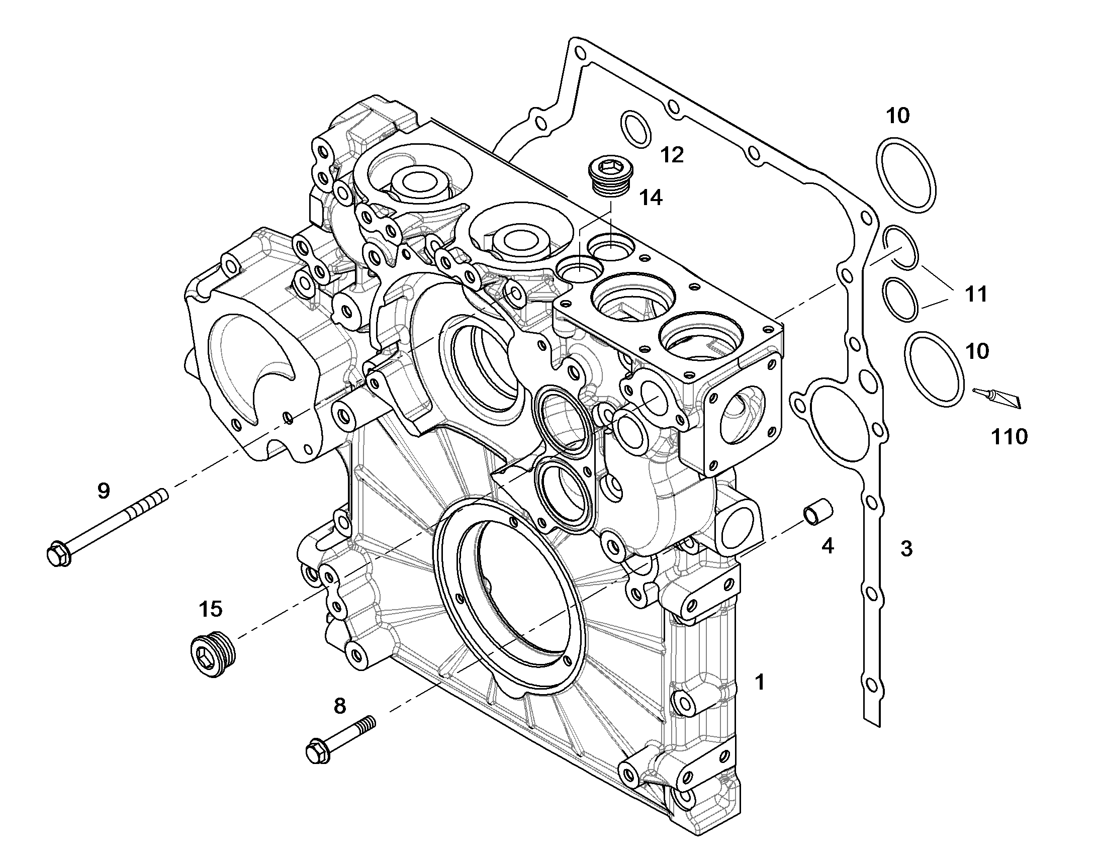 ЗАГЛУШКА РЕЗЬБОВАЯ M33X2 ED-FPM 10043136 LIEBHERR