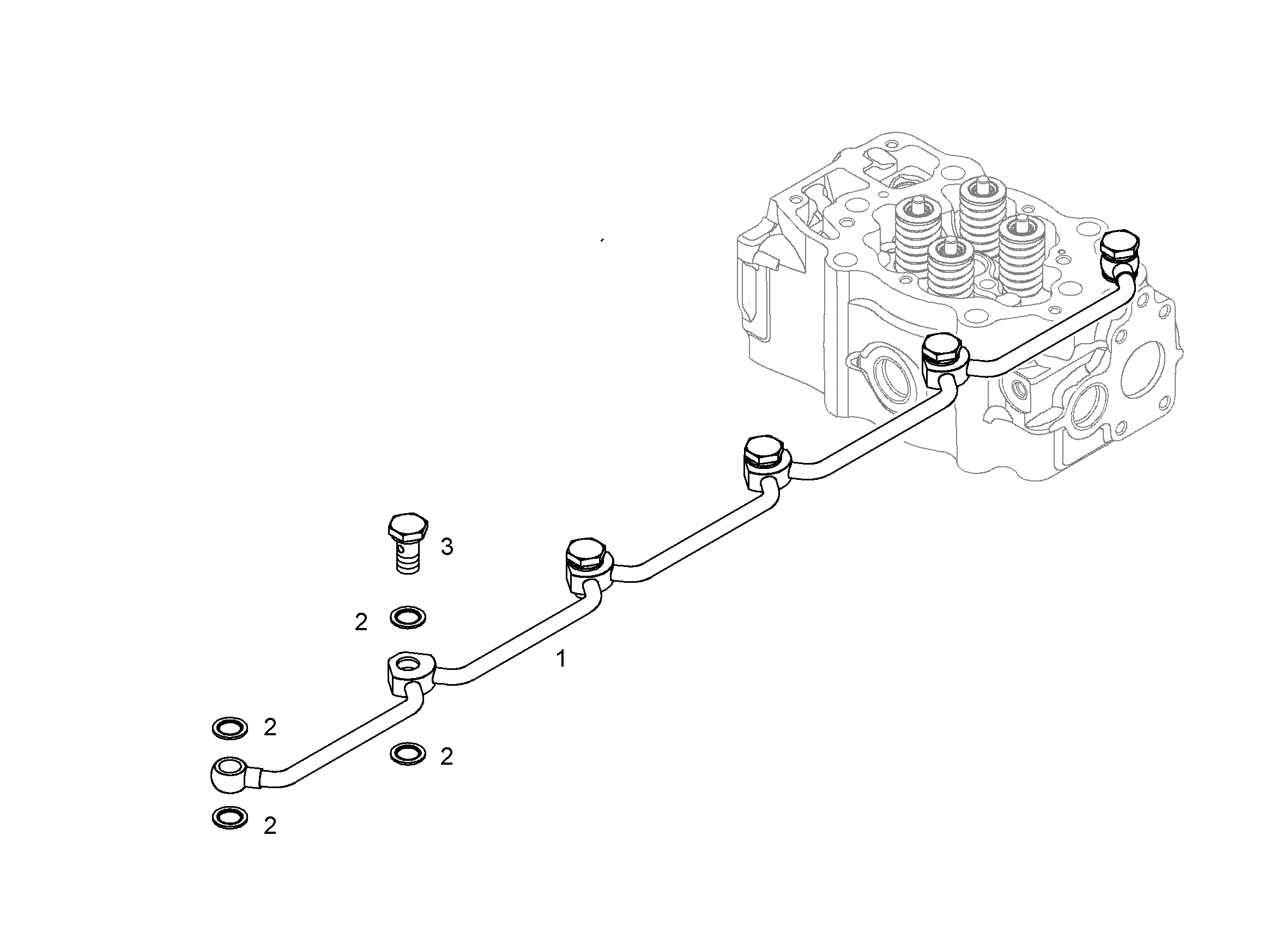 БОЛТ ПОЛЫЙ 10-1 9080466 LIEBHERR
