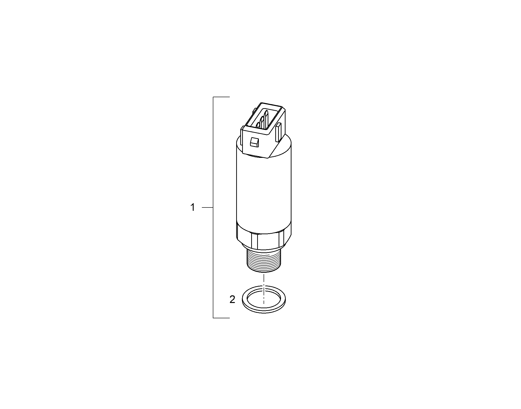 ДАТЧИК ДАВЛЕНИЯ 0-10bar 12907001 LIEBHERR