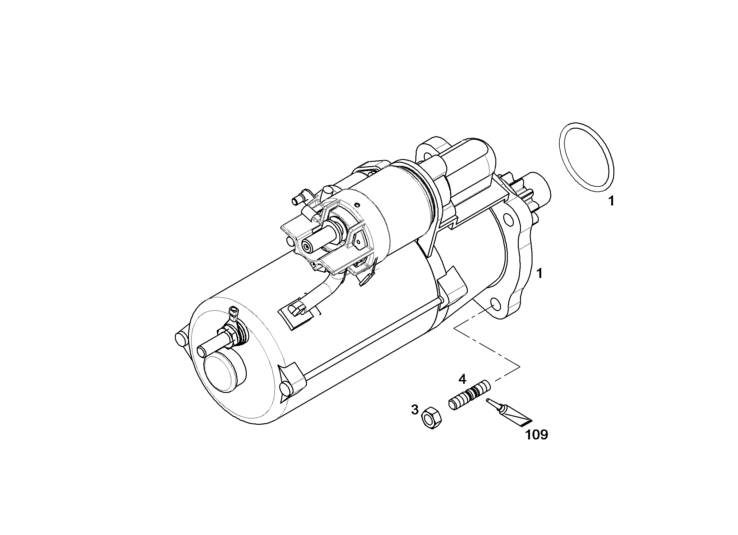 ШЕСТИГРАННАЯ ГАЙКА M10 10179265 LIEBHERR