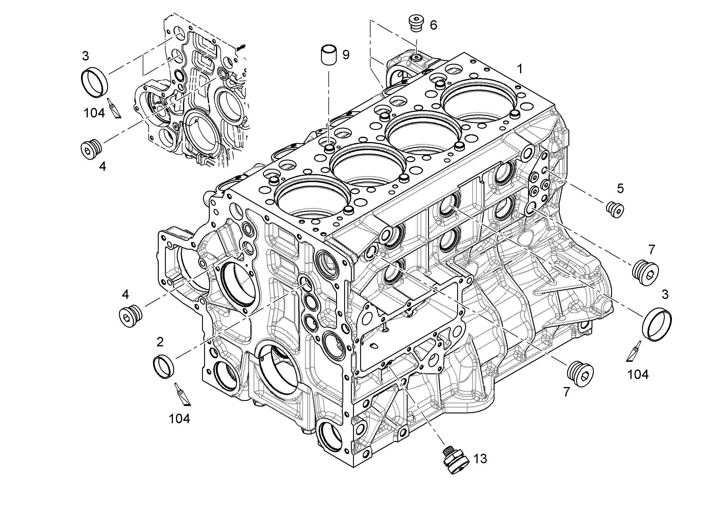 КРЫШКА ЗАПОРНАЯ B/32 4980362 LIEBHERR