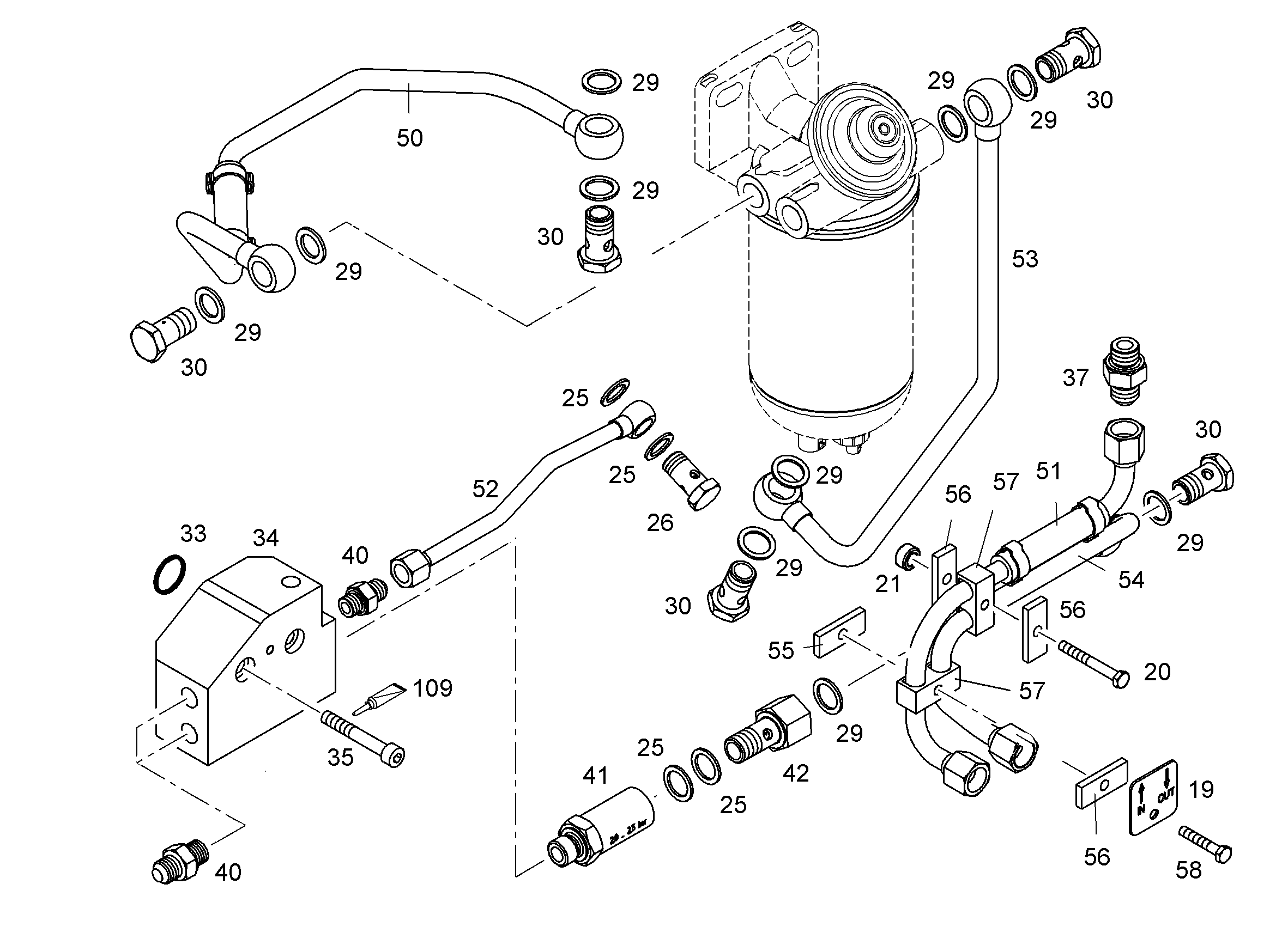 ГИЛЬЗА РАСПОРНАЯ 8,4X15X8,4 9273872 LIEBHERR
