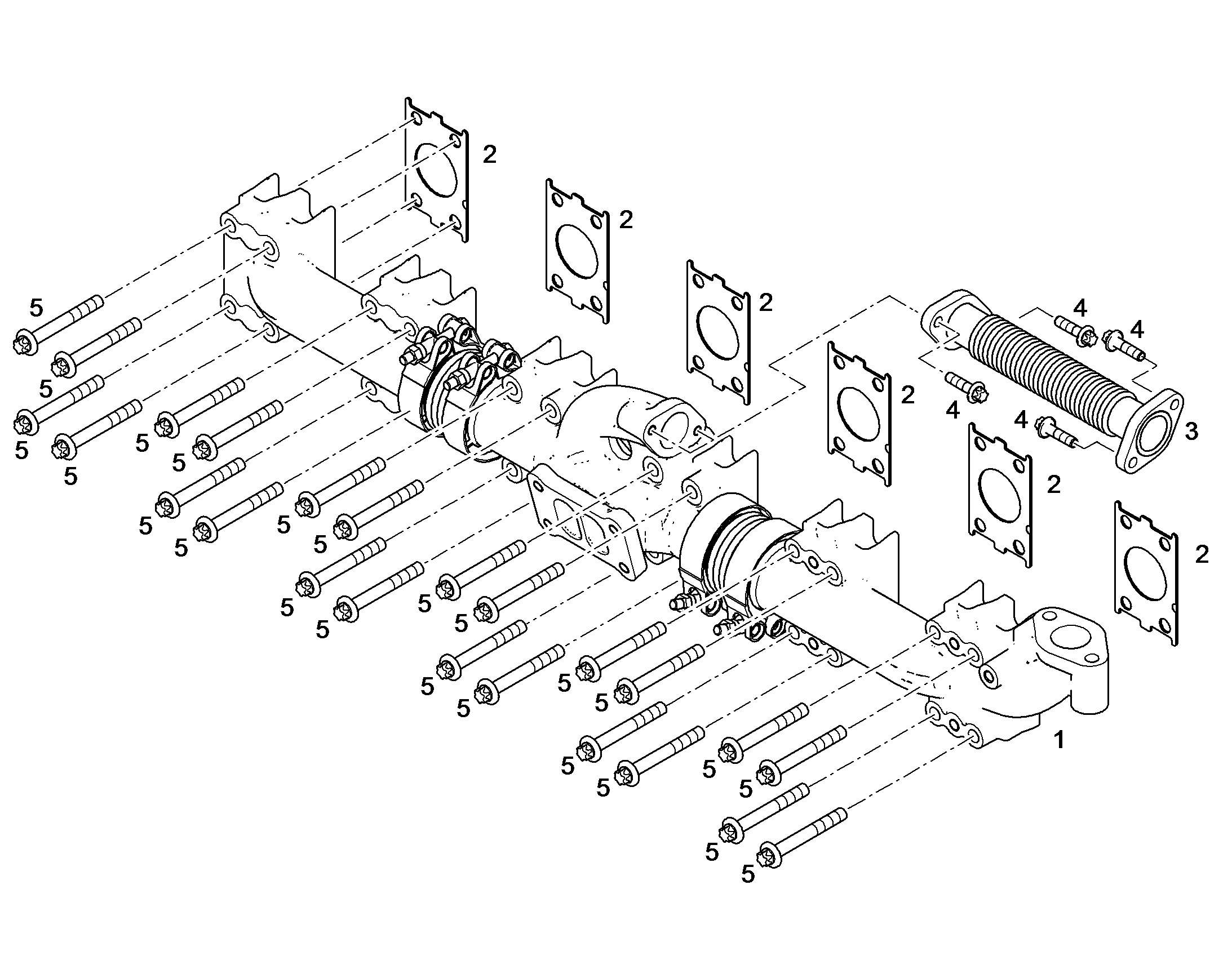 ВИНТ С ШЕСТИГРАННОЙ ГОЛОВКОЙ M8X30 21CrMoV5-7+QT C3J 10125702 LIEBHERR