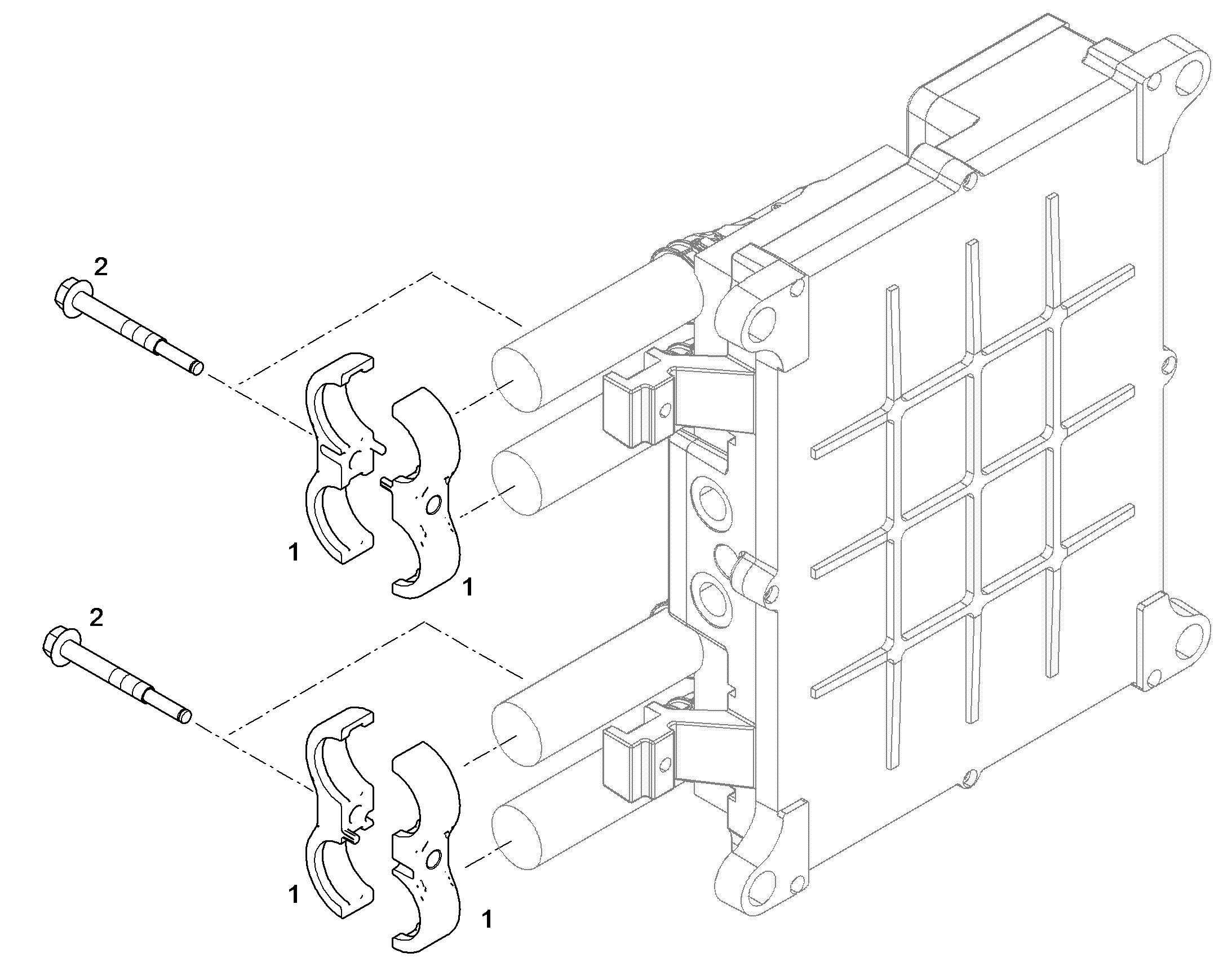 СКОБА КРЕПЛЕНИЯ d=34 10123304 LIEBHERR