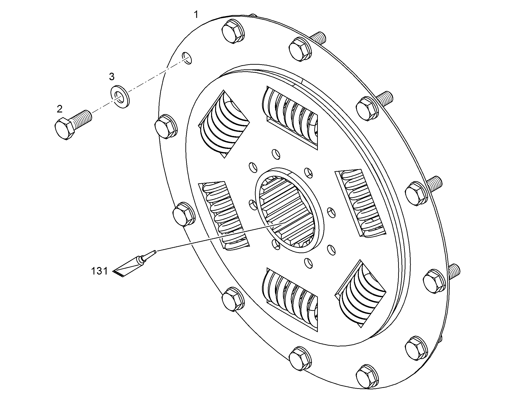 ДЕМПФЕР КРУЧЕНИЯ 10136818 LIEBHERR
