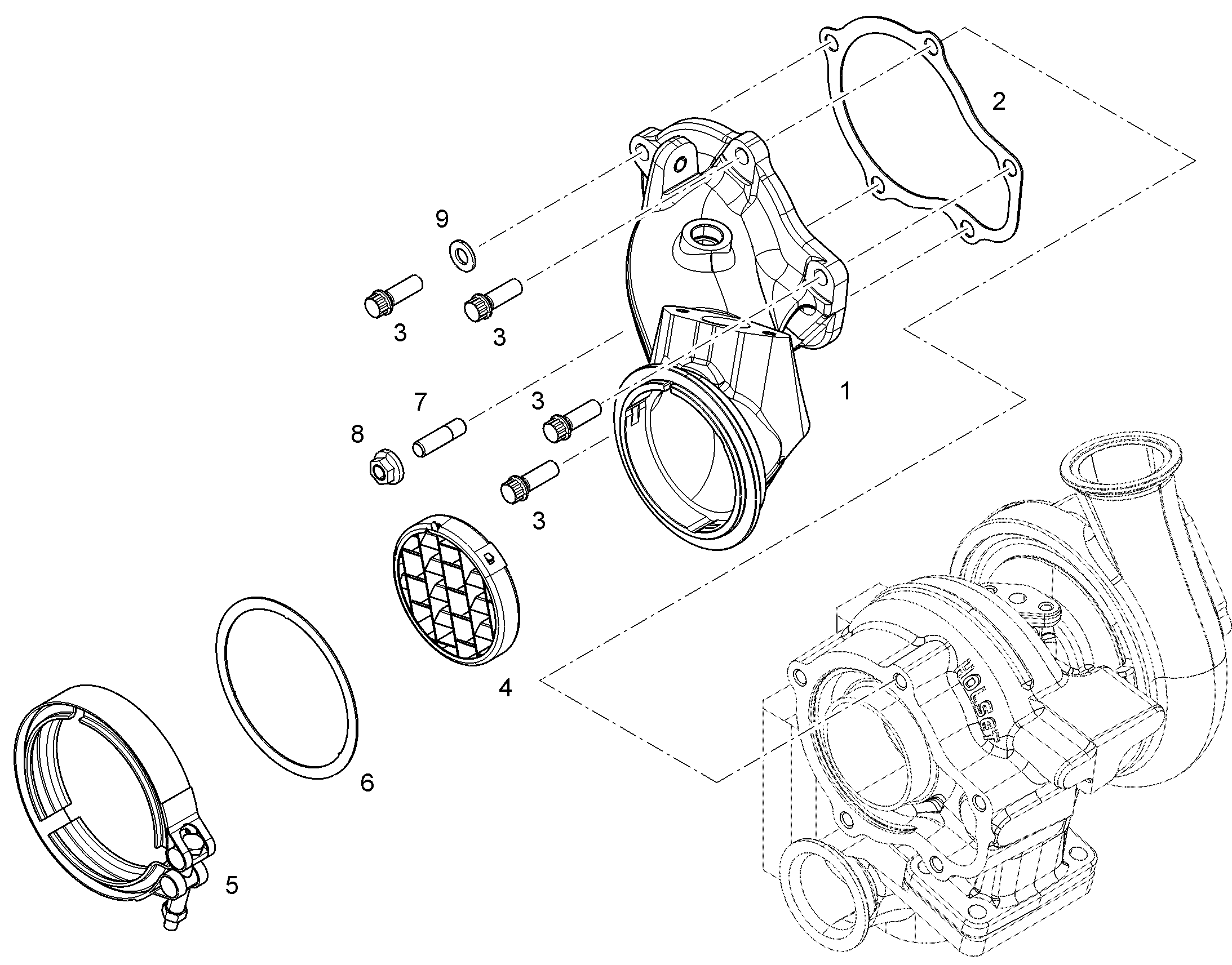 СТЯЖНОЙ ХОМУТ d=122/125X25 10138826 LIEBHERR
