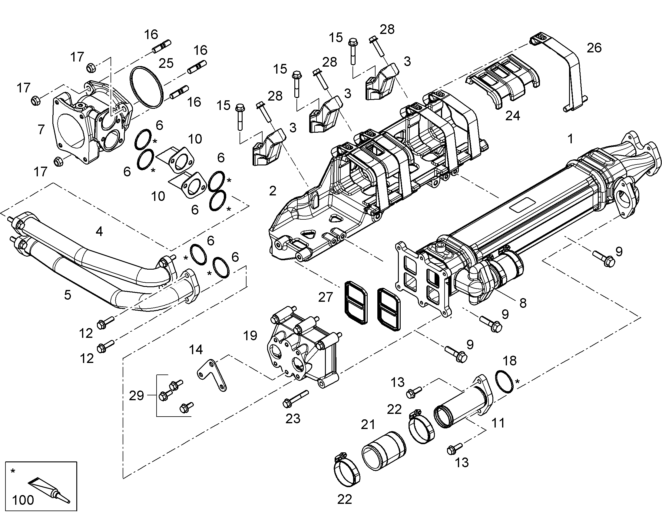СКОБА ДЛЯ КРЕПЛЕНИЯ ШЛАНГА C8/TXWF 50 44-56X12 W3 11065975 LIEBHERR