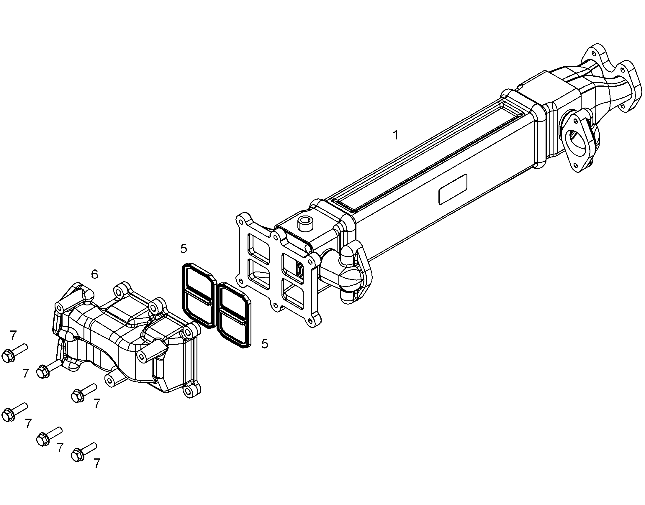 РАДИАТОР 10132417 LIEBHERR