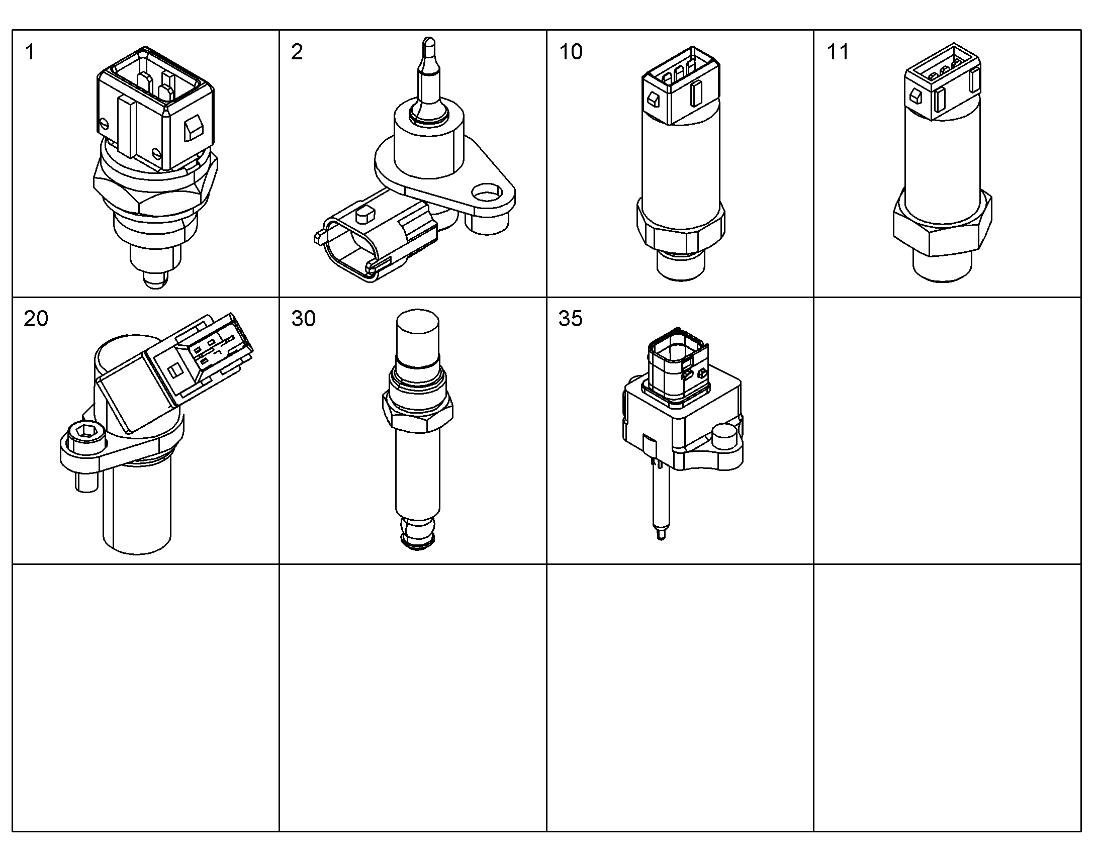 ТЕМПЕРАТУРНЫЙ ЗОНД В СБОРЕ 10152036 LIEBHERR