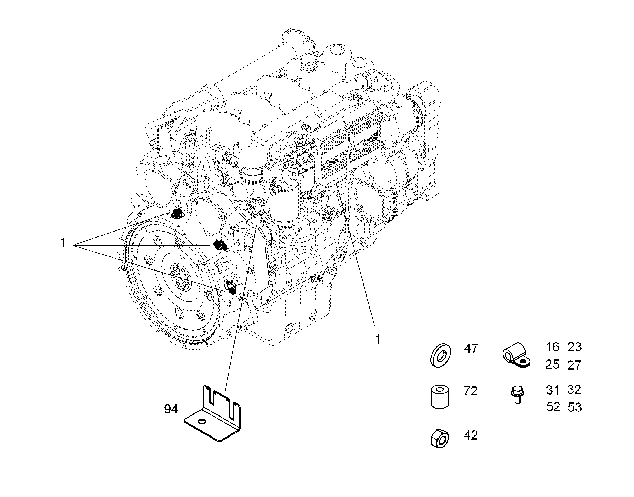 КАБЕЛЬНЫЙ ЖГУТ 9079168 LIEBHERR