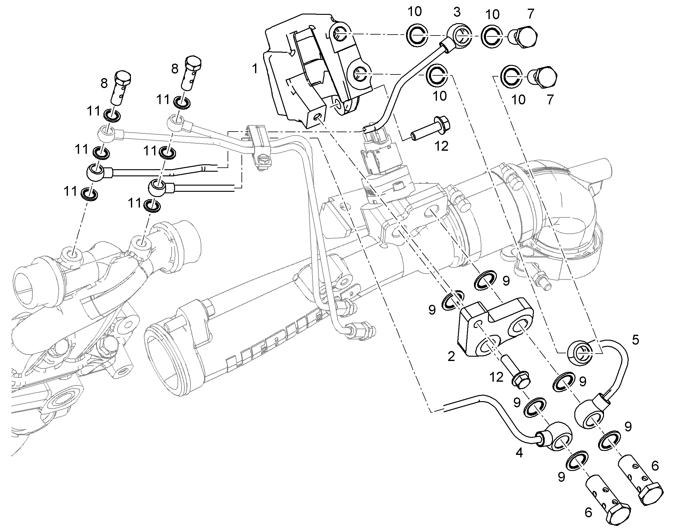 ТРУБОПРОВОД 6X1 10147209 LIEBHERR