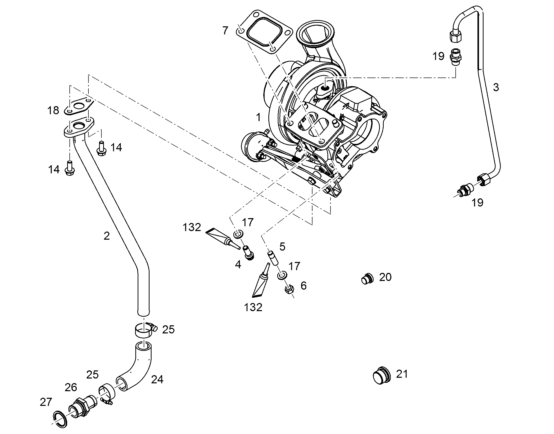 ТУРБО-КОМПРЕССОР HE300 10139626 LIEBHERR