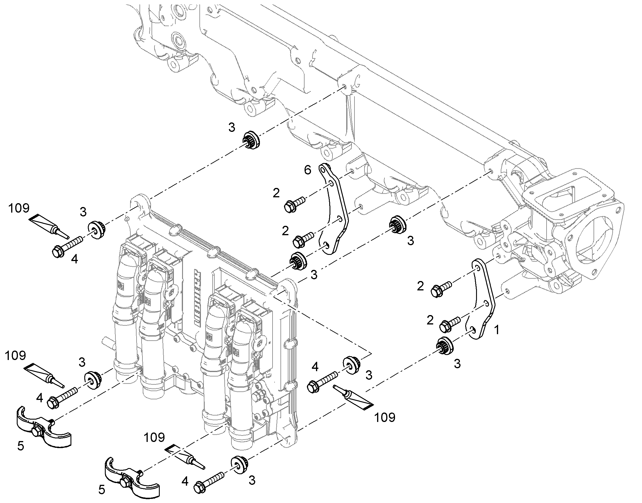 ДЕРЖАТЕЛЬ 10145874 LIEBHERR