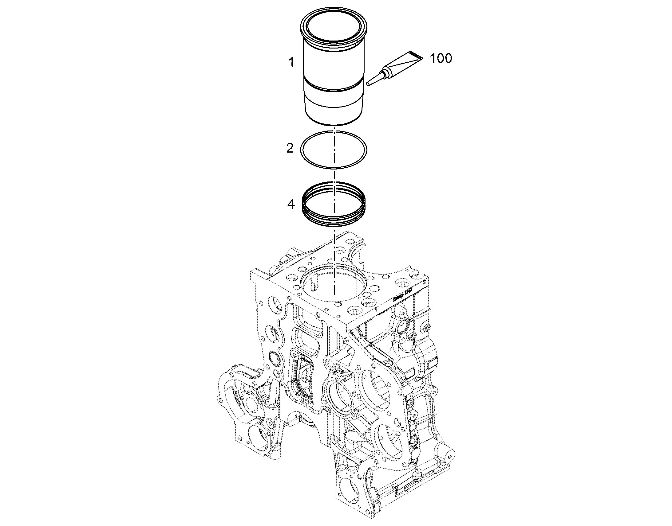 УПЛОТНИТЕЛЬНОЕ КОЛЬЦО 140 12894032 LIEBHERR