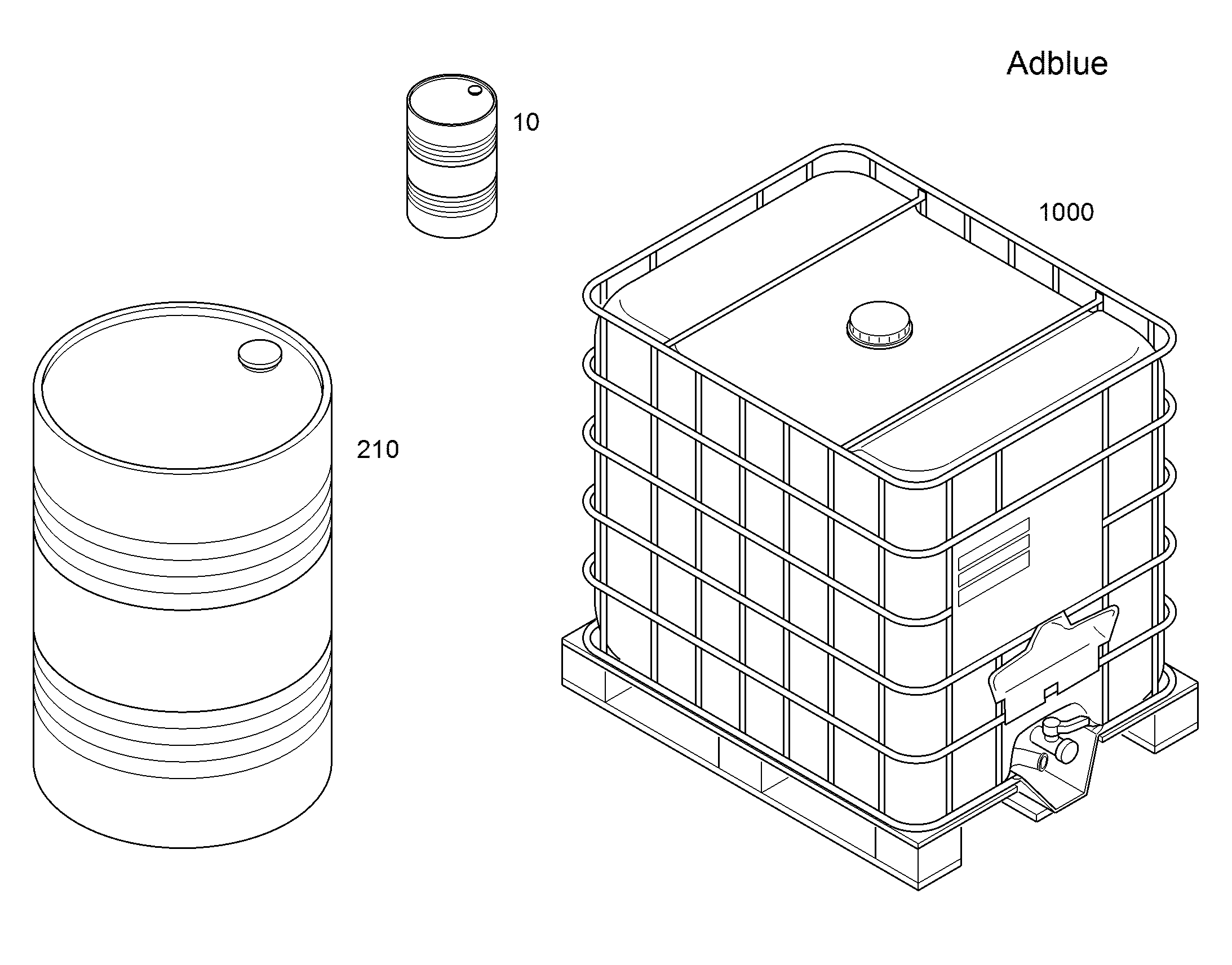 РАСТВОР МОЧЕВИНЫ 1000L CONTAINER 11485622 LIEBHERR