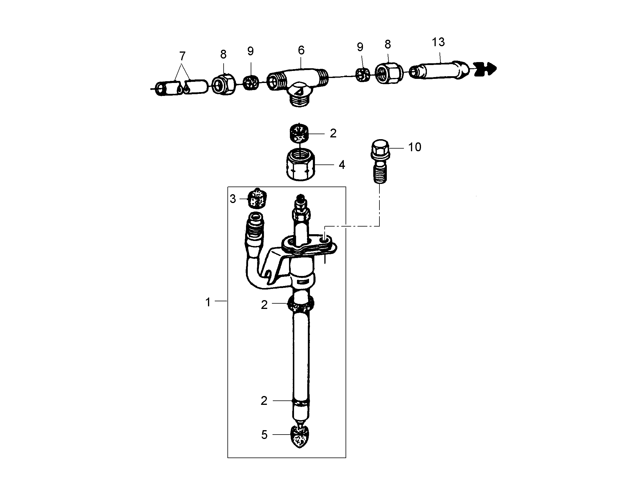 T-МУФТА СОЕДИНИТЕЛЬНАЯ 7090307 LIEBHERR