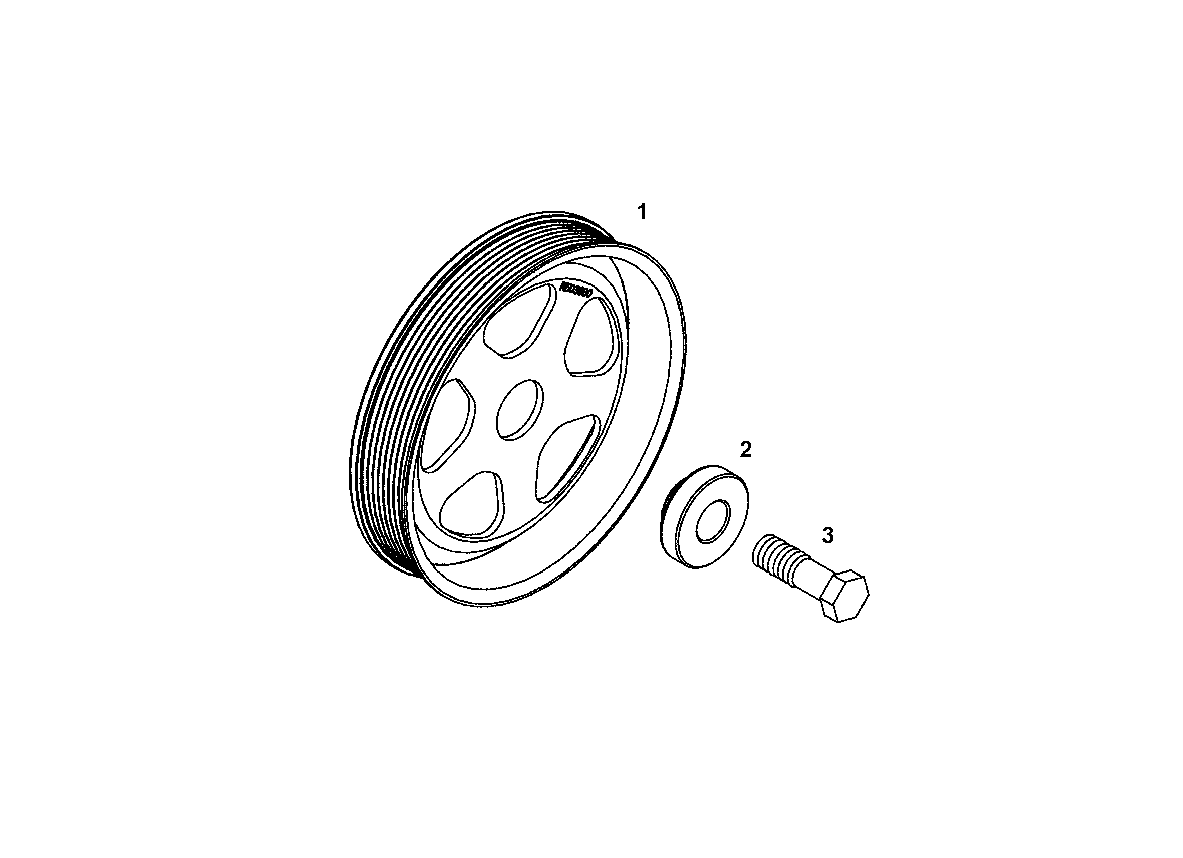 БОЛТ С ШЕСТИГРАННОЙ ГОЛОВКОЙ M20X70 7090634 LIEBHERR