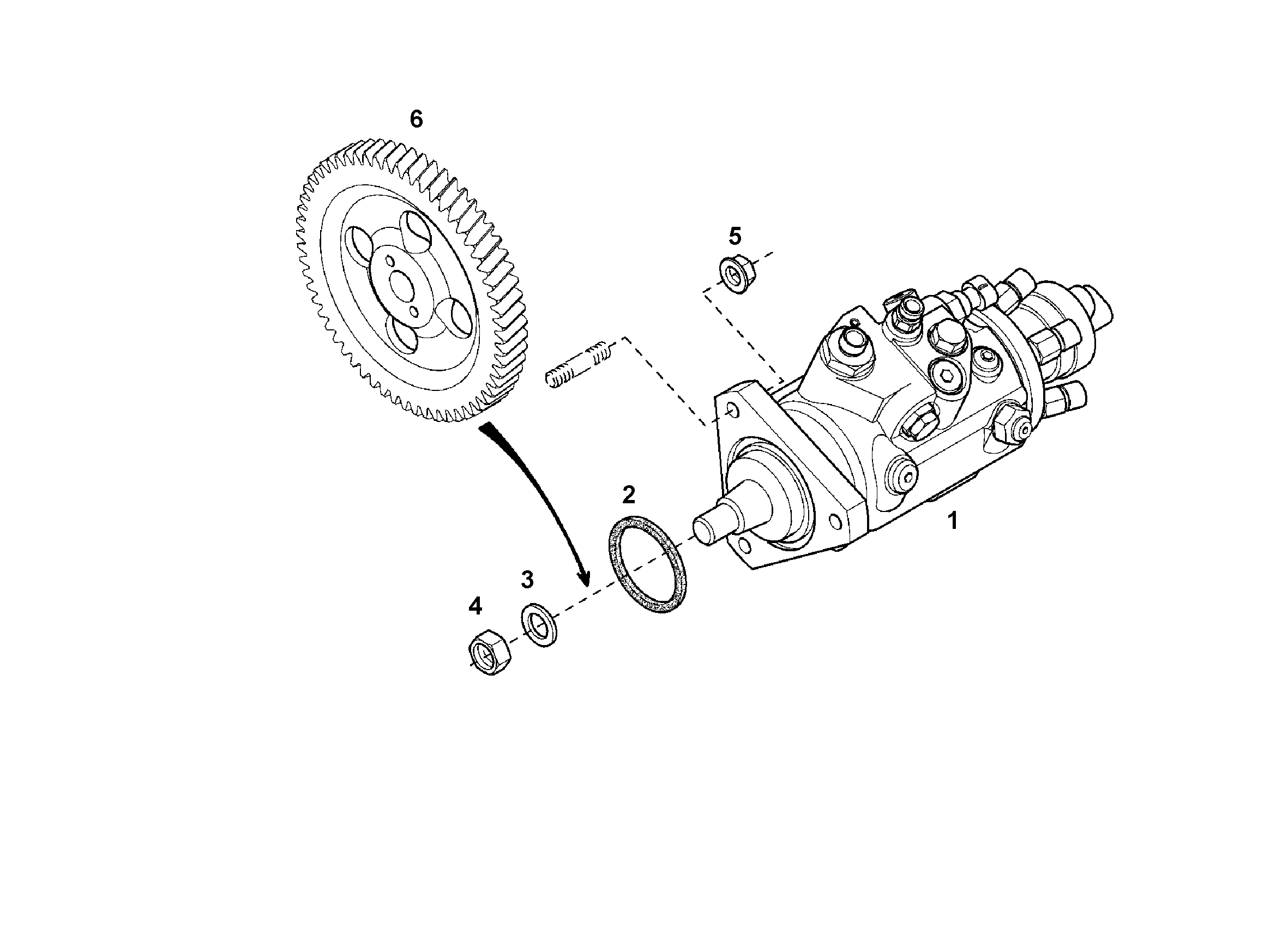 ШЕСТИГРАННАЯ ГАЙКА M16X1,5 4901342 LIEBHERR